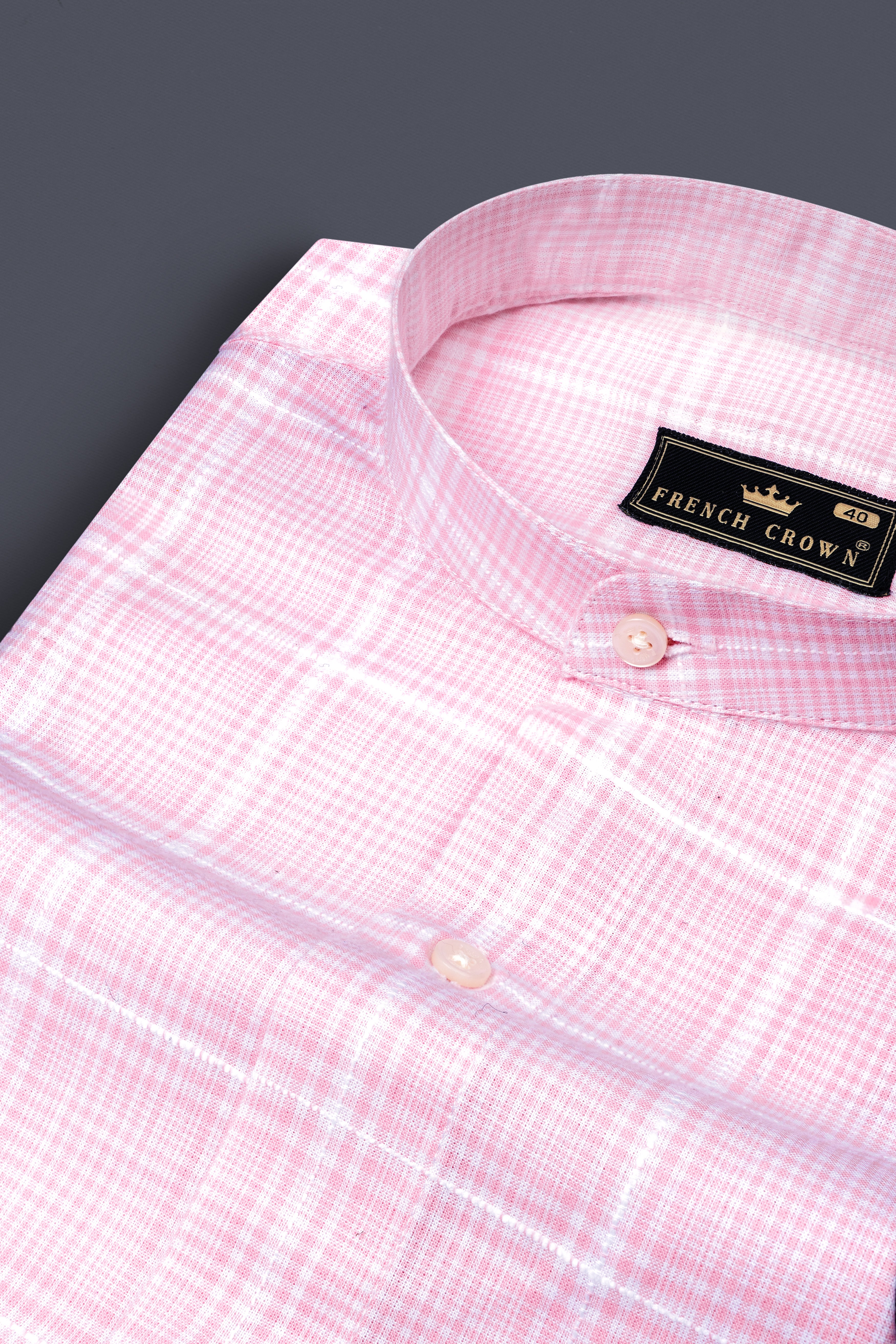 Carousel Pink checkered Dobby Premium Giza Cotton Shirt 12723-M-38, 12723-M-H-38, 12723-M-39, 12723-M-39, 12723-M-40, 12723-M-40, 12723-M-42, 12723-M-42, 12723-M-44, 12723-M-44, 12723-M-46, 12723-M-46, 12723-M-48, 12723-M-48, 12723-M-50, 12723-M-50, 12723-M-52, 12723-M-52