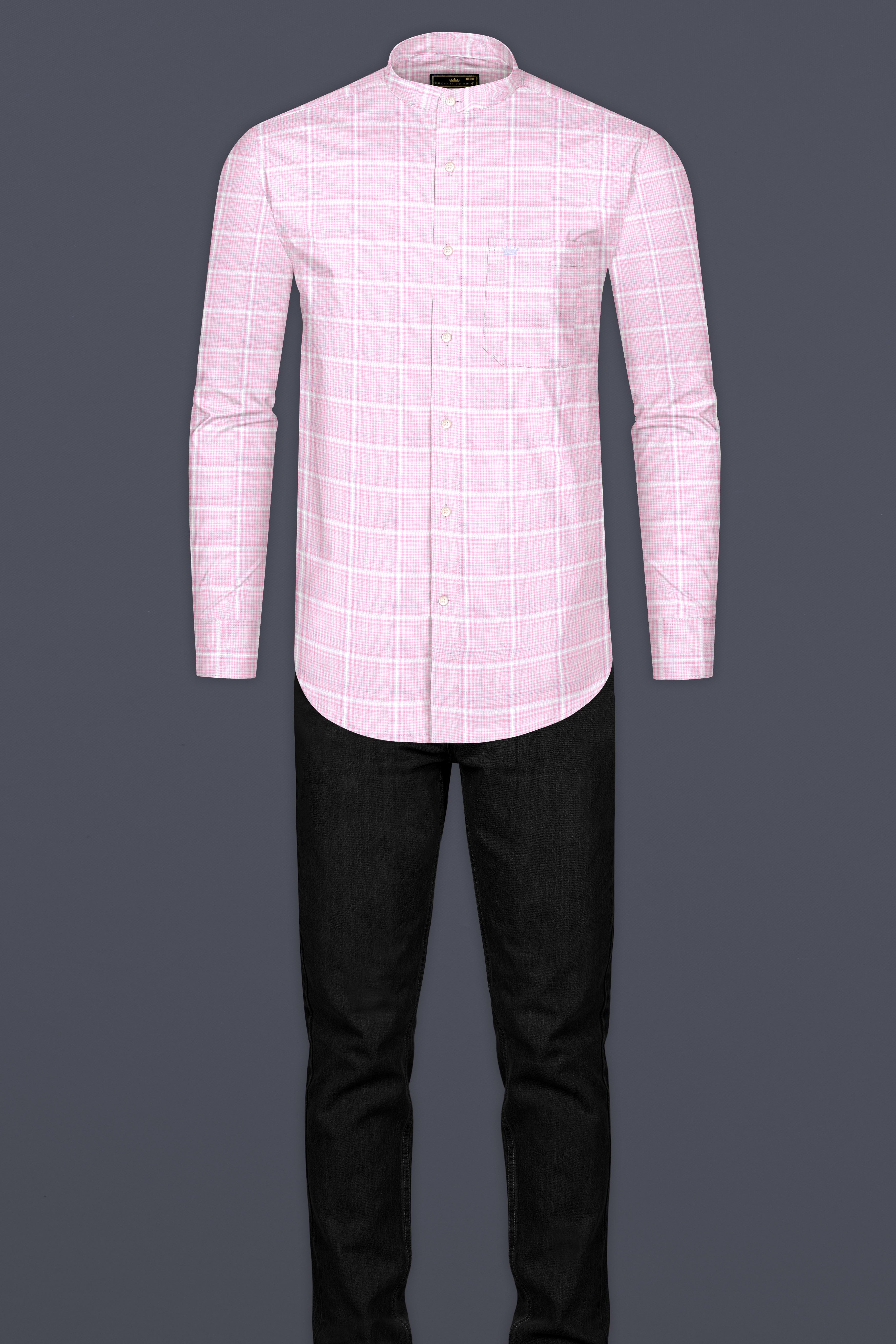Carousel Pink checkered Dobby Premium Giza Cotton Shirt 12723-M-38, 12723-M-H-38, 12723-M-39, 12723-M-39, 12723-M-40, 12723-M-40, 12723-M-42, 12723-M-42, 12723-M-44, 12723-M-44, 12723-M-46, 12723-M-46, 12723-M-48, 12723-M-48, 12723-M-50, 12723-M-50, 12723-M-52, 12723-M-52