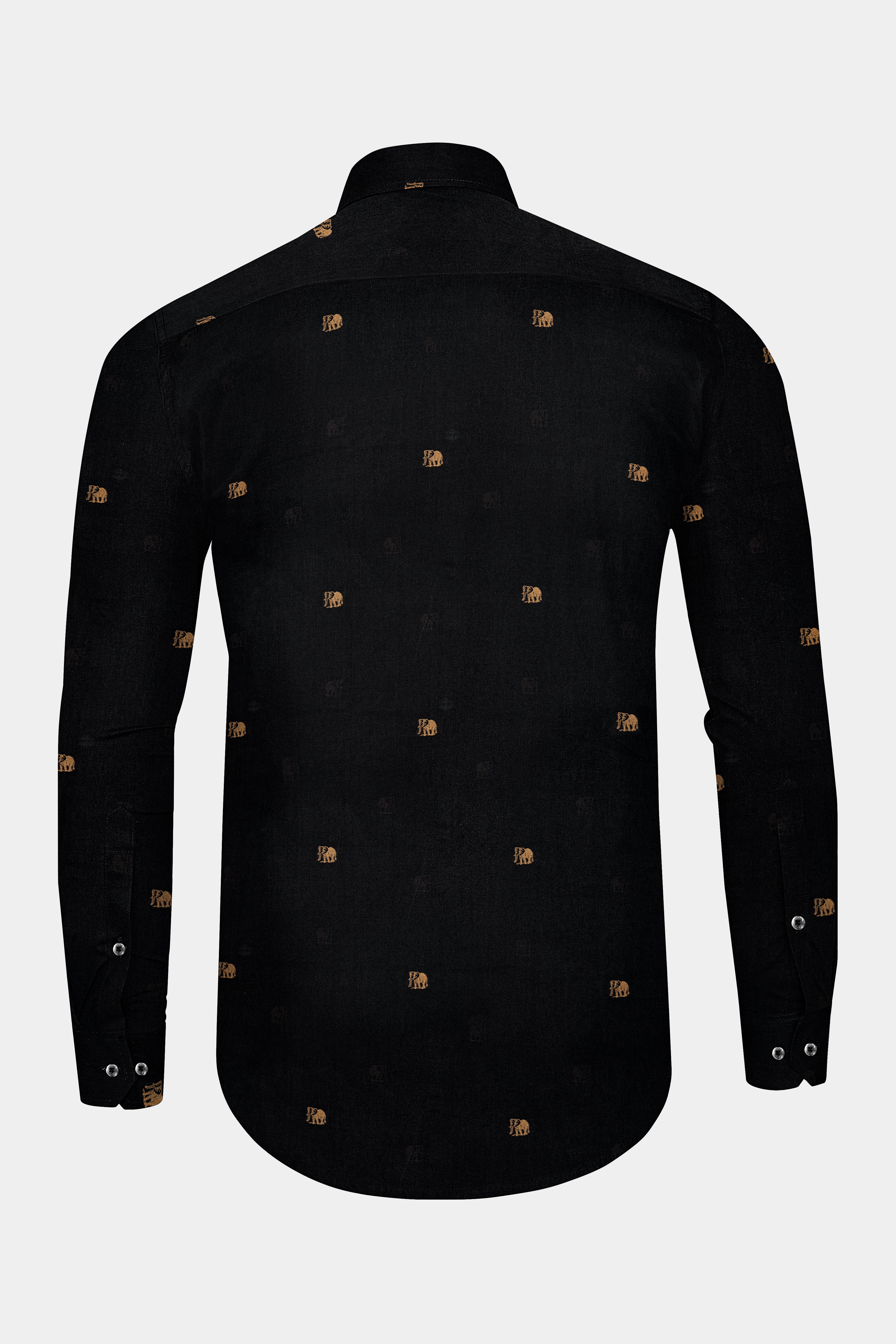 Jade Black Elephant Butta Printed Jacquard Textured Shirt 12724-BLK-38, 12724-BLK-H-38, 12724-BLK-39, 12724-BLK-39, 12724-BLK-40, 12724-BLK-40, 12724-BLK-42, 12724-BLK-42, 12724-BLK-44, 12724-BLK-44, 12724-BLK-46, 12724-BLK-46, 12724-BLK-48, 12724-BLK-48, 12724-BLK-50, 12724-BLK-50, 12724-BLK-52, 12724-BLK-52
