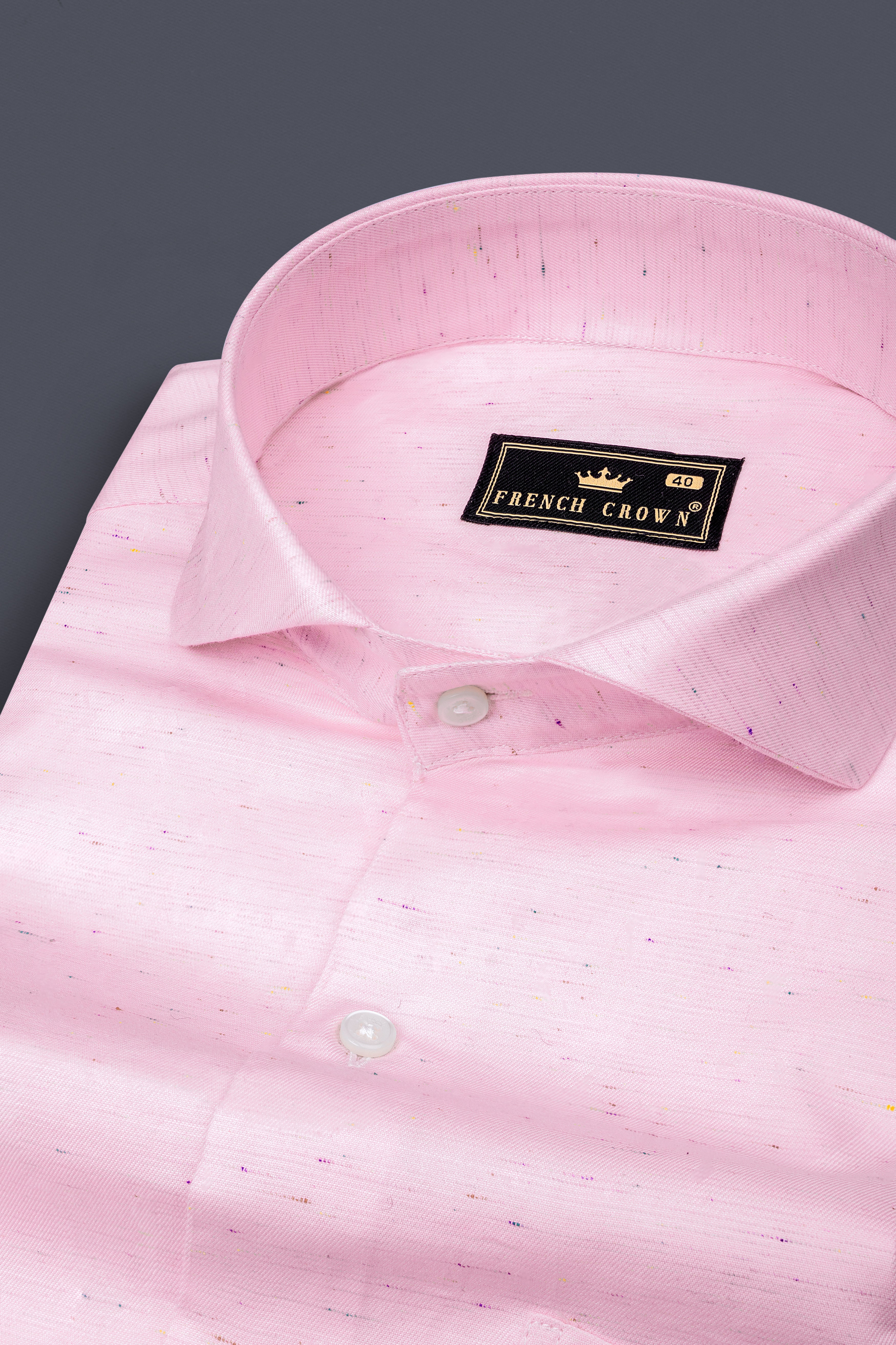 Cherub Pink Textured Chambray Premium Giza Cotton Shirt 12725-CA-38, 12725-CA-H-38, 12725-CA-39, 12725-CA-39, 12725-CA-40, 12725-CA-40, 12725-CA-42, 12725-CA-42, 12725-CA-44, 12725-CA-44, 12725-CA-46, 12725-CA-46, 12725-CA-48, 12725-CA-48, 12725-CA-50, 12725-CA-50, 12725-CA-52, 12725-CA-52