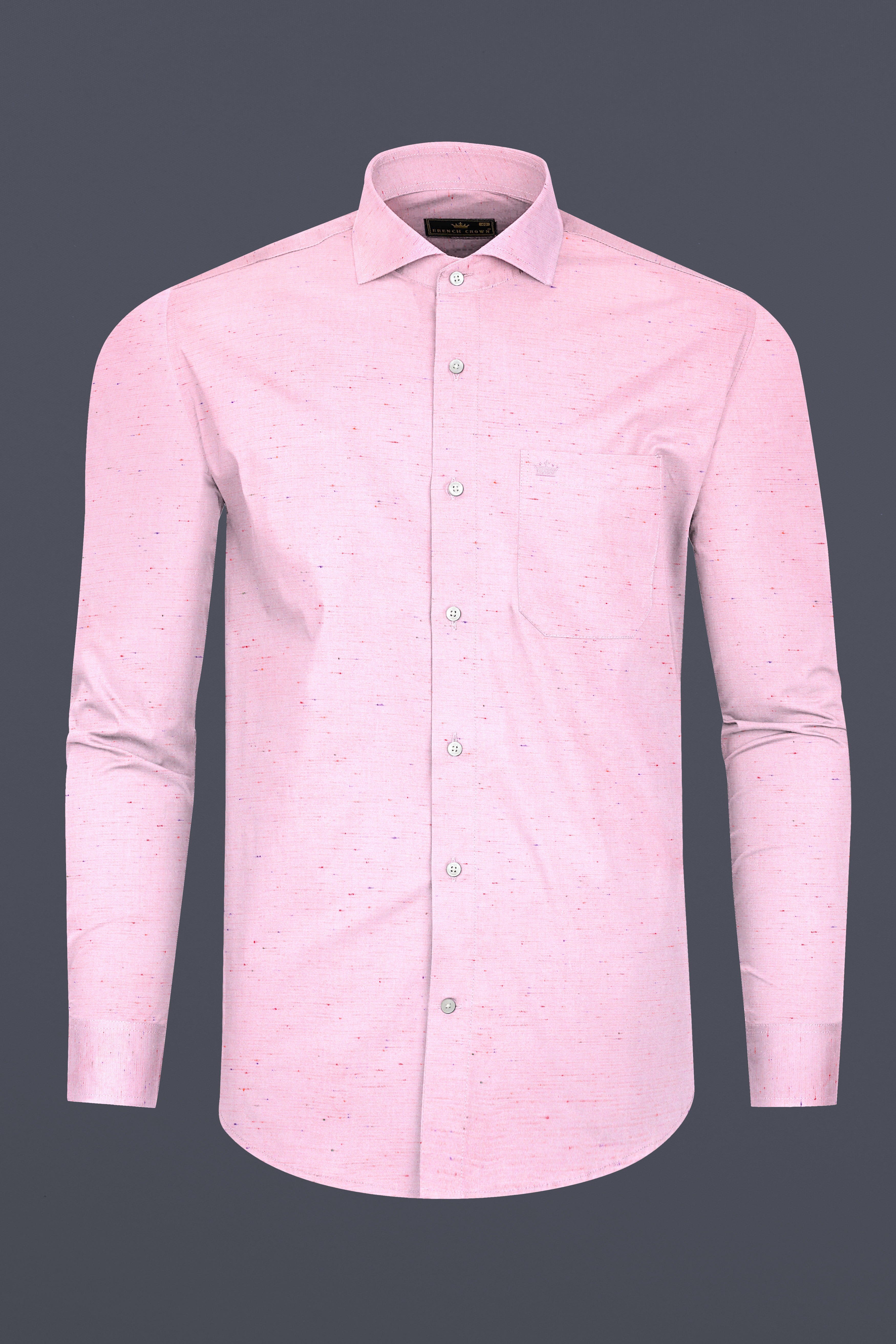 Cherub Pink Textured Chambray Premium Giza Cotton Shirt 12725-CA-38, 12725-CA-H-38, 12725-CA-39, 12725-CA-39, 12725-CA-40, 12725-CA-40, 12725-CA-42, 12725-CA-42, 12725-CA-44, 12725-CA-44, 12725-CA-46, 12725-CA-46, 12725-CA-48, 12725-CA-48, 12725-CA-50, 12725-CA-50, 12725-CA-52, 12725-CA-52