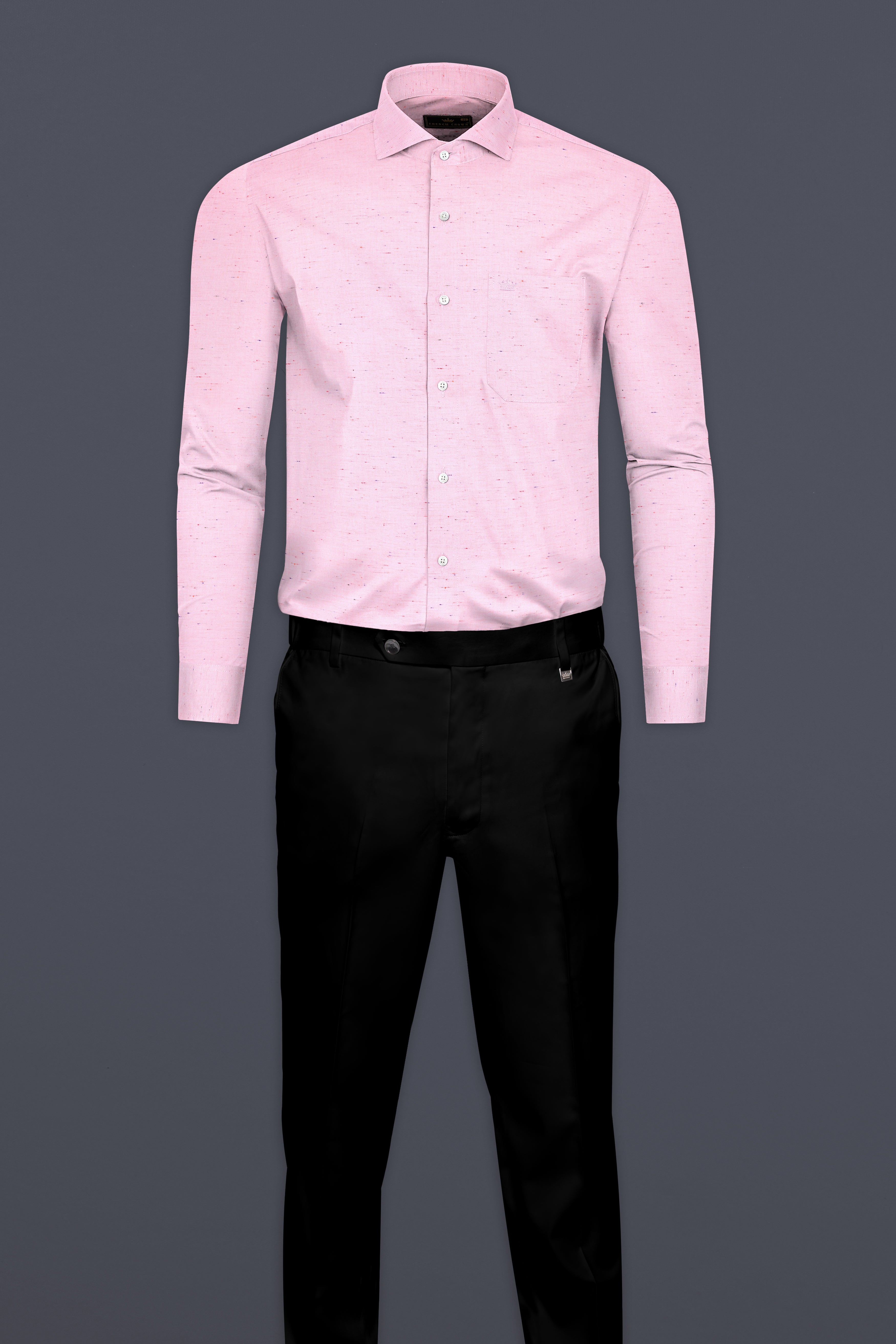 Cherub Pink Textured Chambray Premium Giza Cotton Shirt 12725-CA-38, 12725-CA-H-38, 12725-CA-39, 12725-CA-39, 12725-CA-40, 12725-CA-40, 12725-CA-42, 12725-CA-42, 12725-CA-44, 12725-CA-44, 12725-CA-46, 12725-CA-46, 12725-CA-48, 12725-CA-48, 12725-CA-50, 12725-CA-50, 12725-CA-52, 12725-CA-52