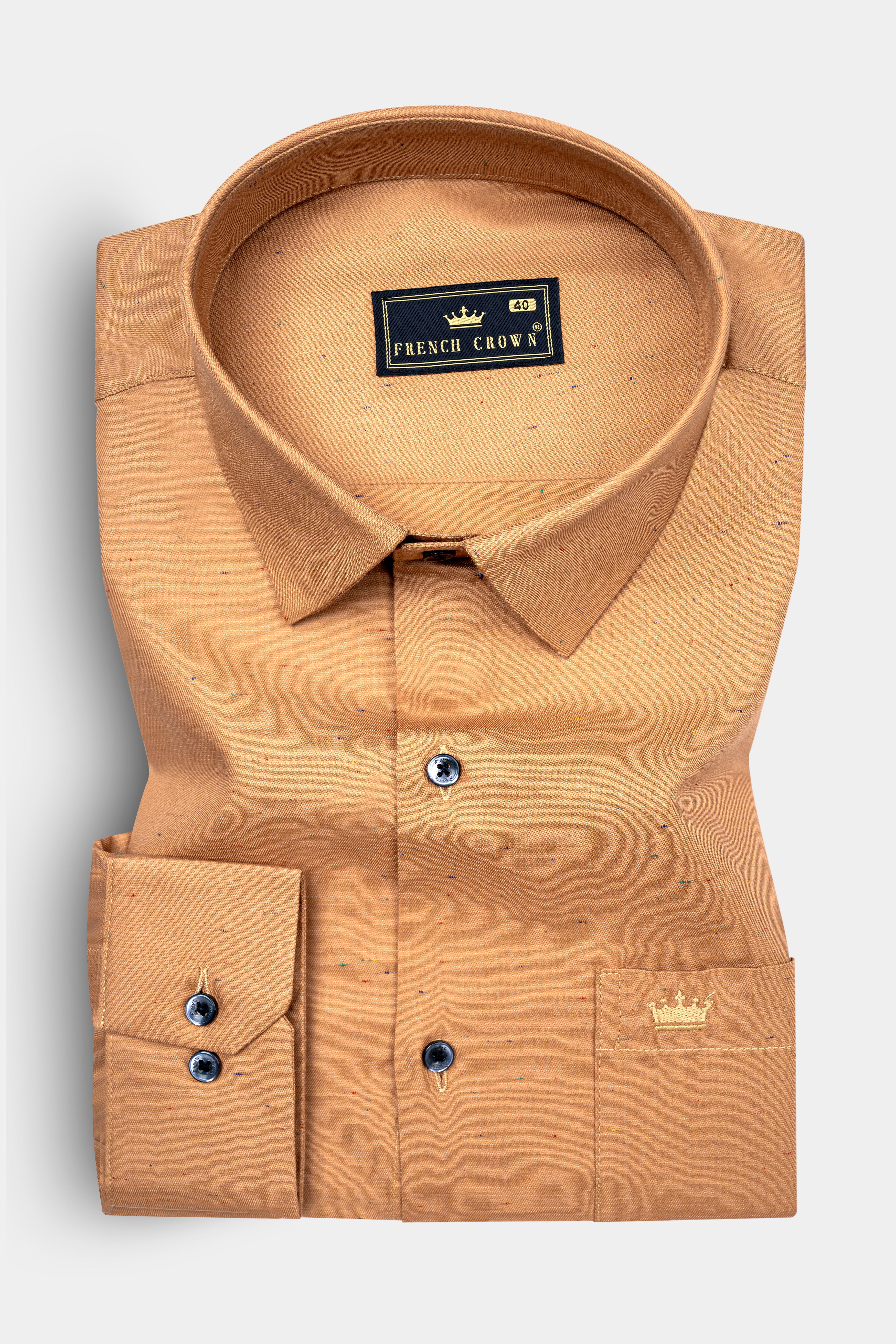 Persian Orange Textured Chambray Premium Giza Cotton Shirt 12730-BLK-38, 12730-BLK-H-38, 12730-BLK-39, 12730-BLK-39, 12730-BLK-40, 12730-BLK-40, 12730-BLK-42, 12730-BLK-42, 12730-BLK-44, 12730-BLK-44, 12730-BLK-46, 12730-BLK-46, 12730-BLK-48, 12730-BLK-48, 12730-BLK-50, 12730-BLK-50, 12730-BLK-52, 12730-BLK-52