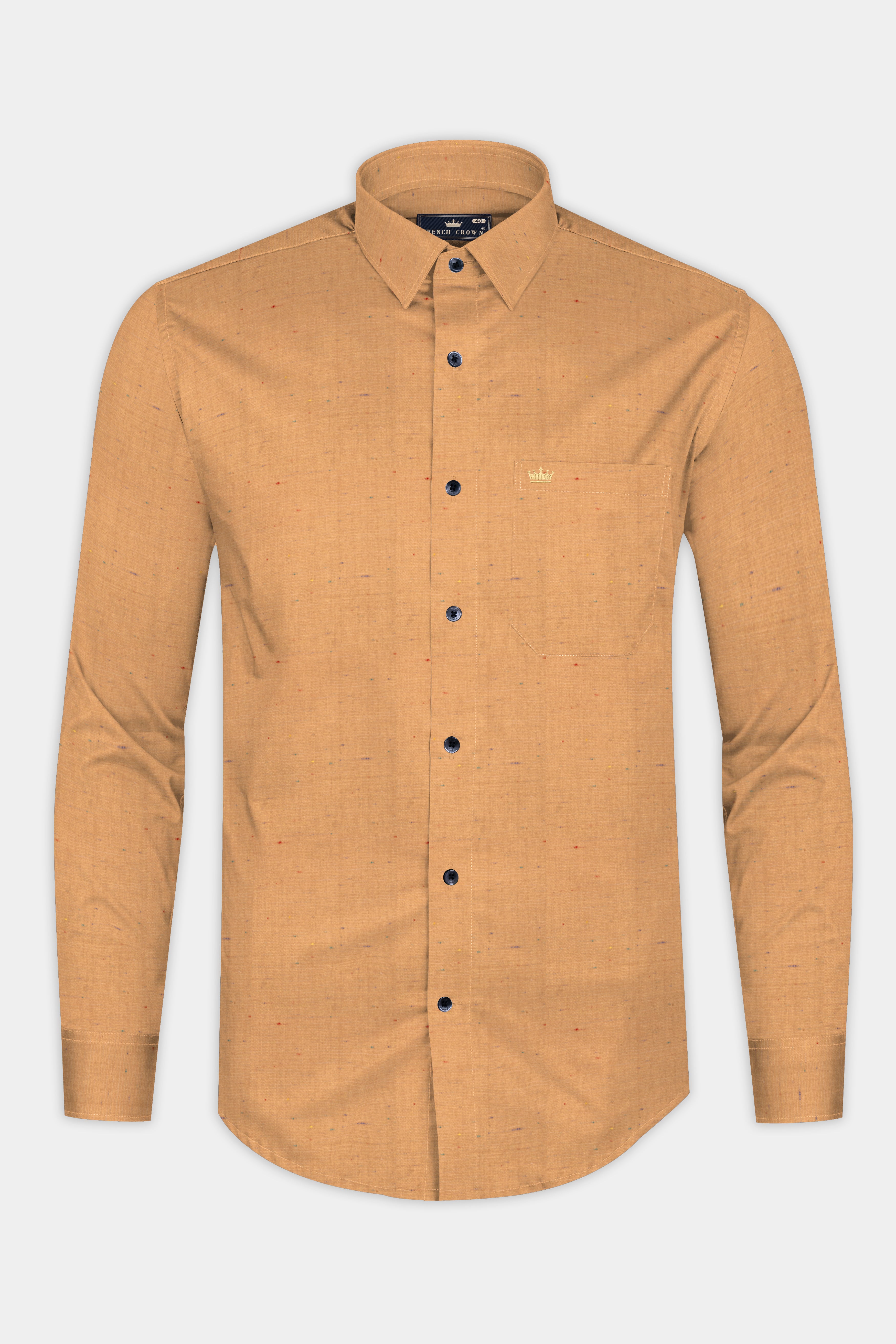 Persian Orange Textured Chambray Premium Giza Cotton Shirt 12730-BLK-38, 12730-BLK-H-38, 12730-BLK-39, 12730-BLK-39, 12730-BLK-40, 12730-BLK-40, 12730-BLK-42, 12730-BLK-42, 12730-BLK-44, 12730-BLK-44, 12730-BLK-46, 12730-BLK-46, 12730-BLK-48, 12730-BLK-48, 12730-BLK-50, 12730-BLK-50, 12730-BLK-52, 12730-BLK-52
