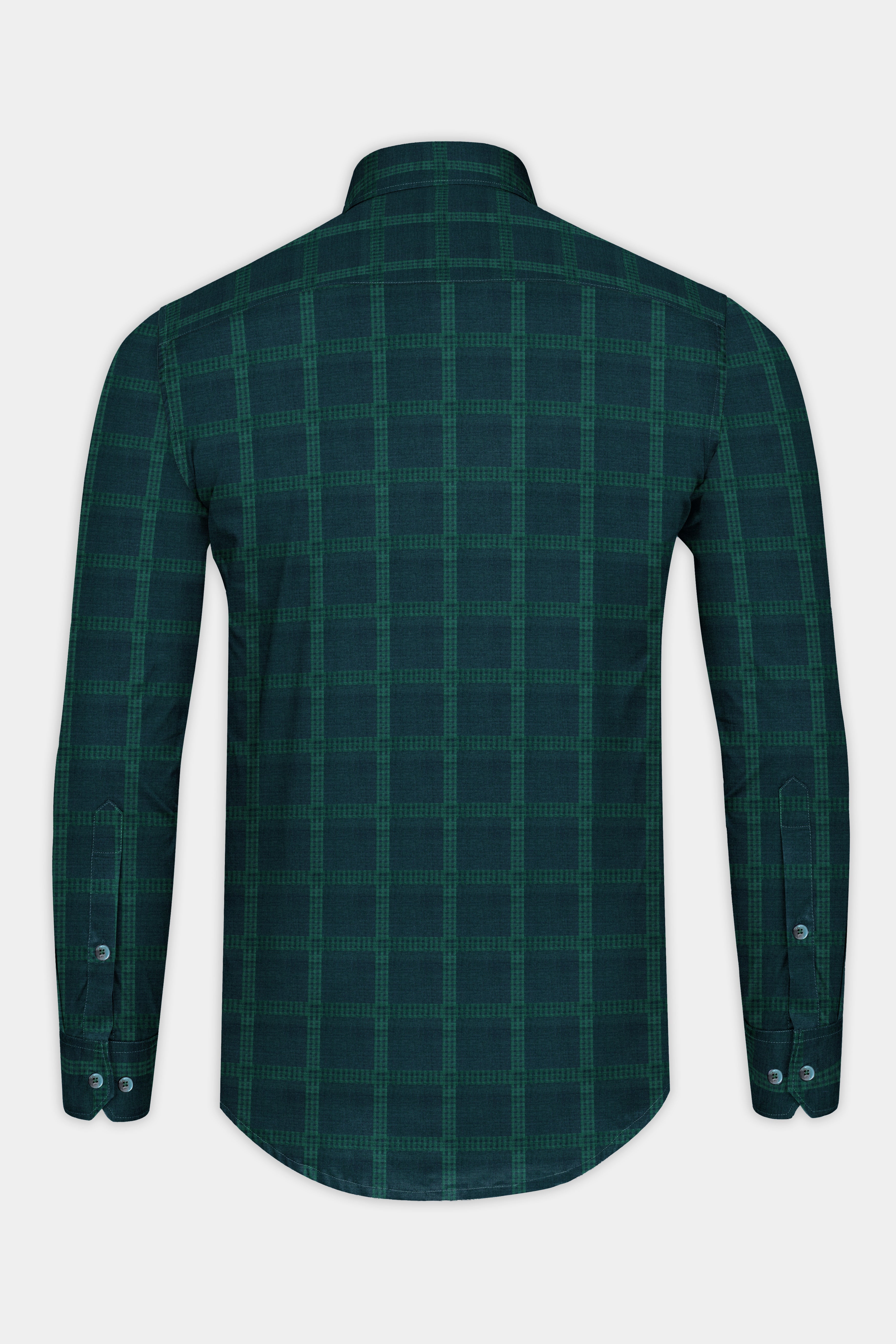 Daintree Green Windowpane Jacquard Textured Premium Giza Cotton Shirt 12734-GR-38, 12734-GR-H-38, 12734-GR-39, 12734-GR-39, 12734-GR-40, 12734-GR-40, 12734-GR-42, 12734-GR-42, 12734-GR-44, 12734-GR-44, 12734-GR-46, 12734-GR-46, 12734-GR-48, 12734-GR-48, 12734-GR-50, 12734-GR-50, 12734-GR-52, 12734-GR-52