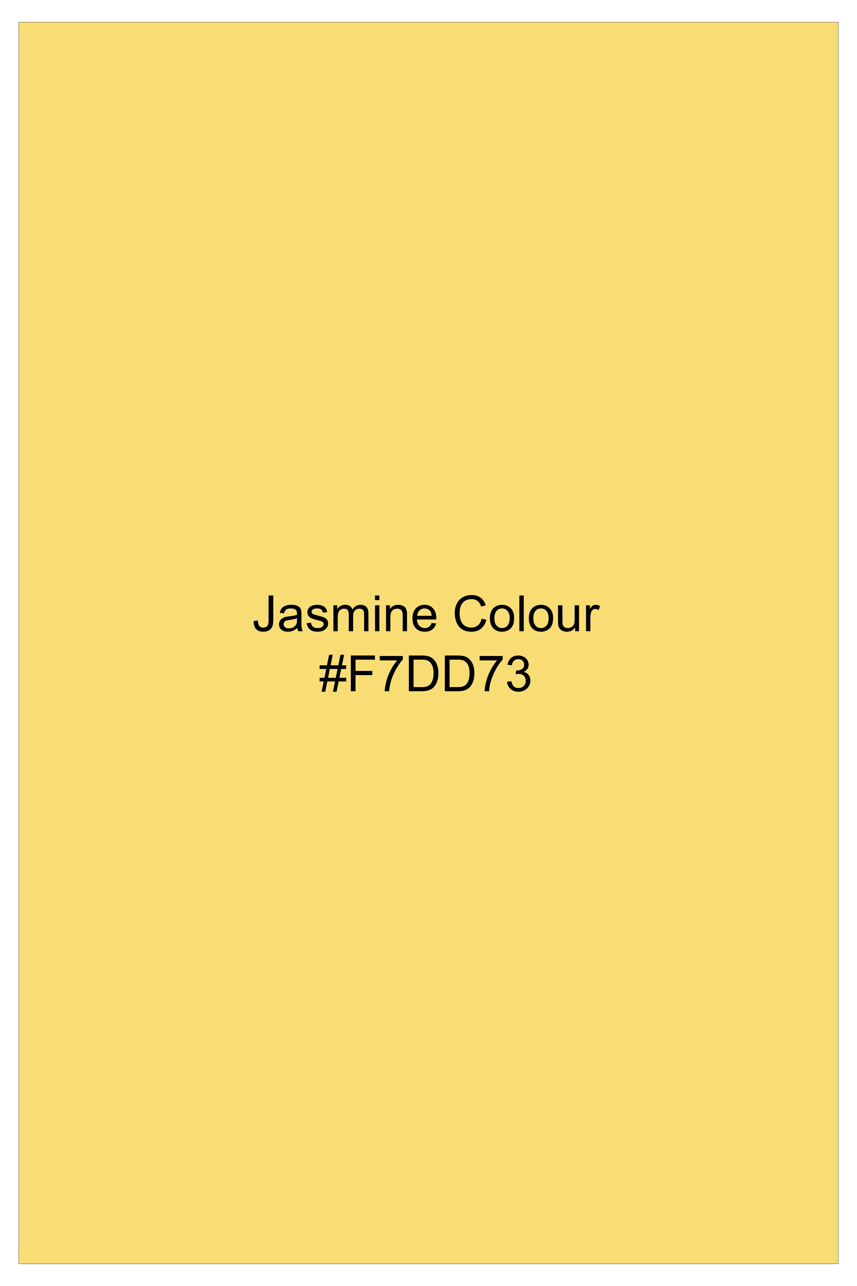 Jasmine Yellow Mini Checkered Twill Cotton Shirt
