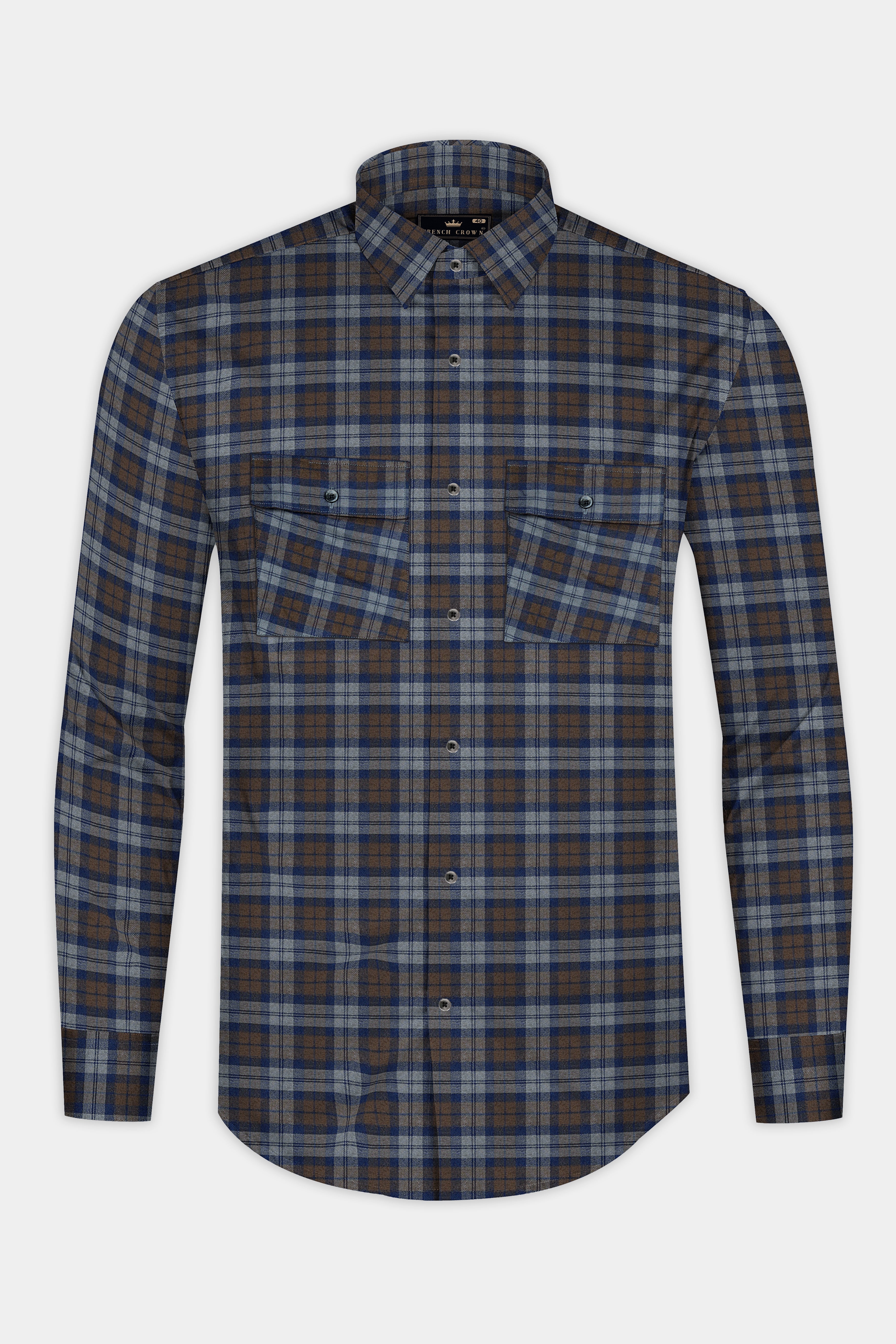 Iroko Brown With Firefly Plaid Twill Cotton Shirt 12745-BLK-FP-P666-38, 12745-BLK-FP-P666-H-38, 12745-BLK-FP-P666-39, 12745-BLK-FP-P666-39, 12745-BLK-FP-P666-40, 12745-BLK-FP-P666-40, 12745-BLK-FP-P666-42, 12745-BLK-FP-P666-42, 12745-BLK-FP-P666-44, 12745-BLK-FP-P666-44, 12745-BLK-FP-P666-46, 12745-BLK-FP-P666-46, 12745-BLK-FP-P666-48, 12745-BLK-FP-P666-48, 12745-BLK-FP-P666-50, 12745-BLK-FP-P666-50, 12745-BLK-FP-P666-52, 12745-BLK-FP-P666-52