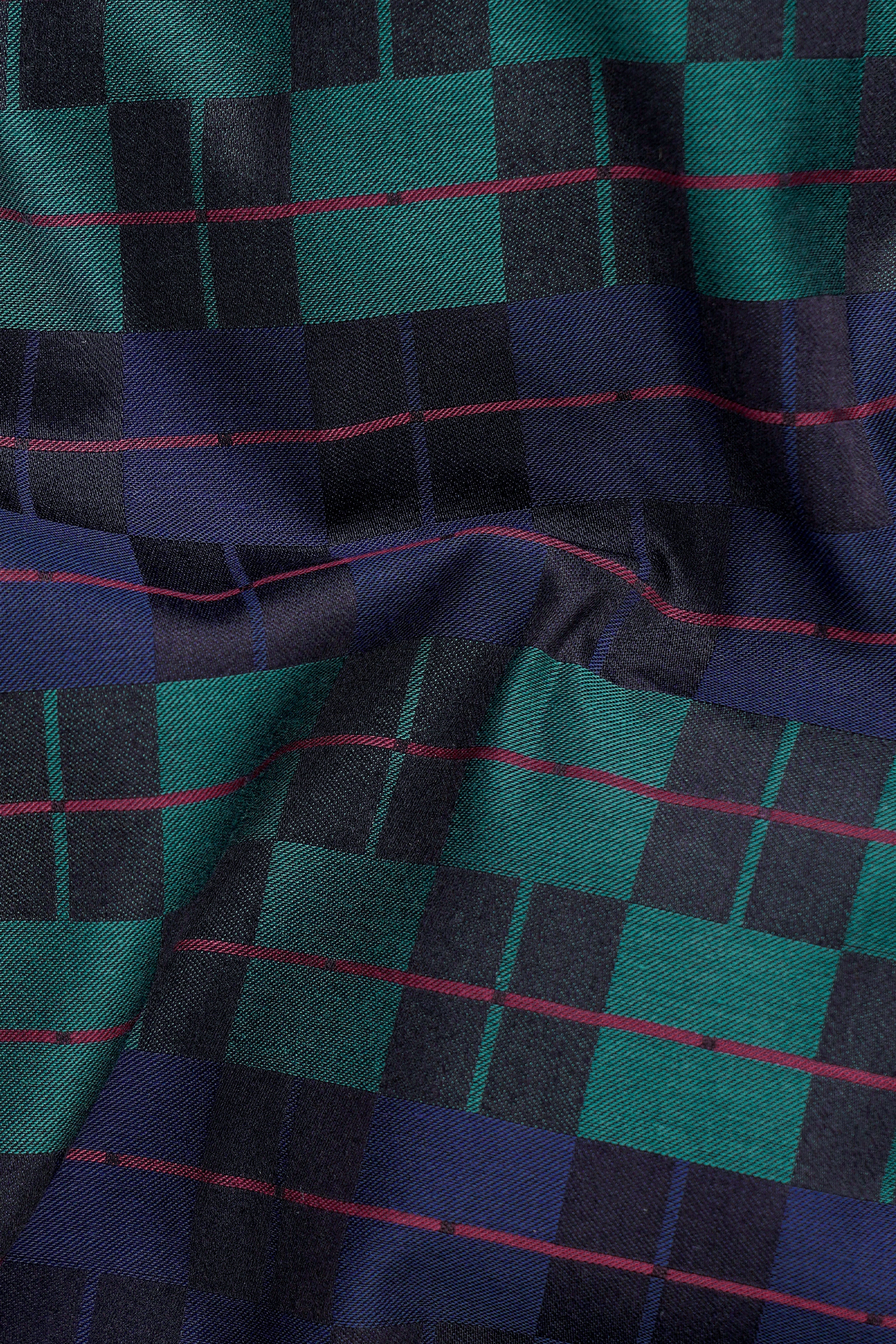 Ebony Blue and Plantation Green Plaid Jacquard Textured Premium Cotton Shirt 12754-BLK-38, 12754-BLK-H-38, 12754-BLK-39, 12754-BLK-39, 12754-BLK-40, 12754-BLK-40, 12754-BLK-42, 12754-BLK-42, 12754-BLK-44, 12754-BLK-44, 12754-BLK-46, 12754-BLK-46, 12754-BLK-48, 12754-BLK-48, 12754-BLK-50, 12754-BLK-50, 12754-BLK-52, 12754-BLK-52