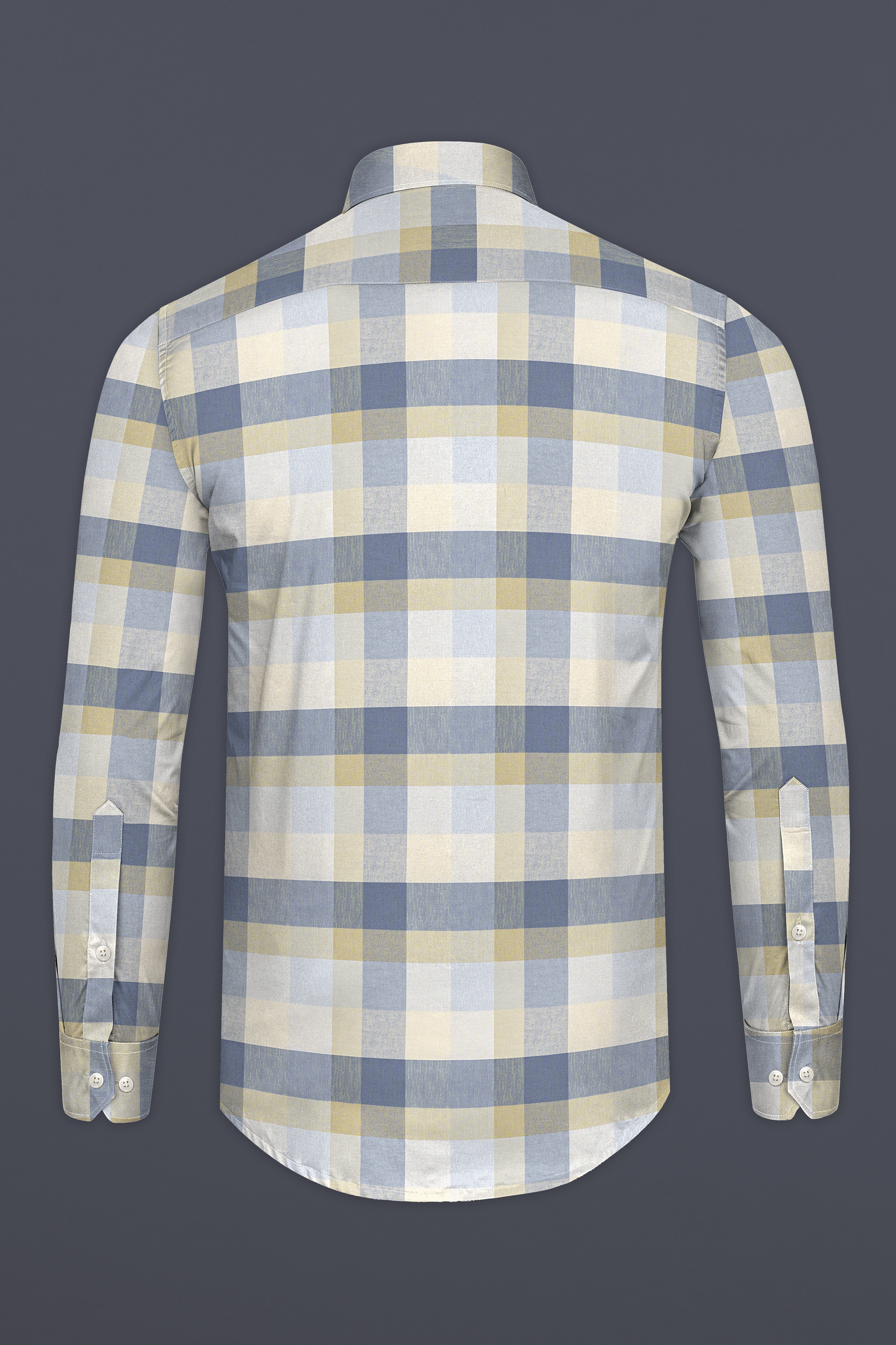 Wild Blue with Maize Cream Plaid Royal Oxford Shirt 12756-BD-38, 12756-BD-H-38, 12756-BD-39, 12756-BD-39, 12756-BD-40, 12756-BD-40, 12756-BD-42, 12756-BD-42, 12756-BD-44, 12756-BD-44, 12756-BD-46, 12756-BD-46, 12756-BD-48, 12756-BD-48, 12756-BD-50, 12756-BD-50, 12756-BD-52, 12756-BD-52