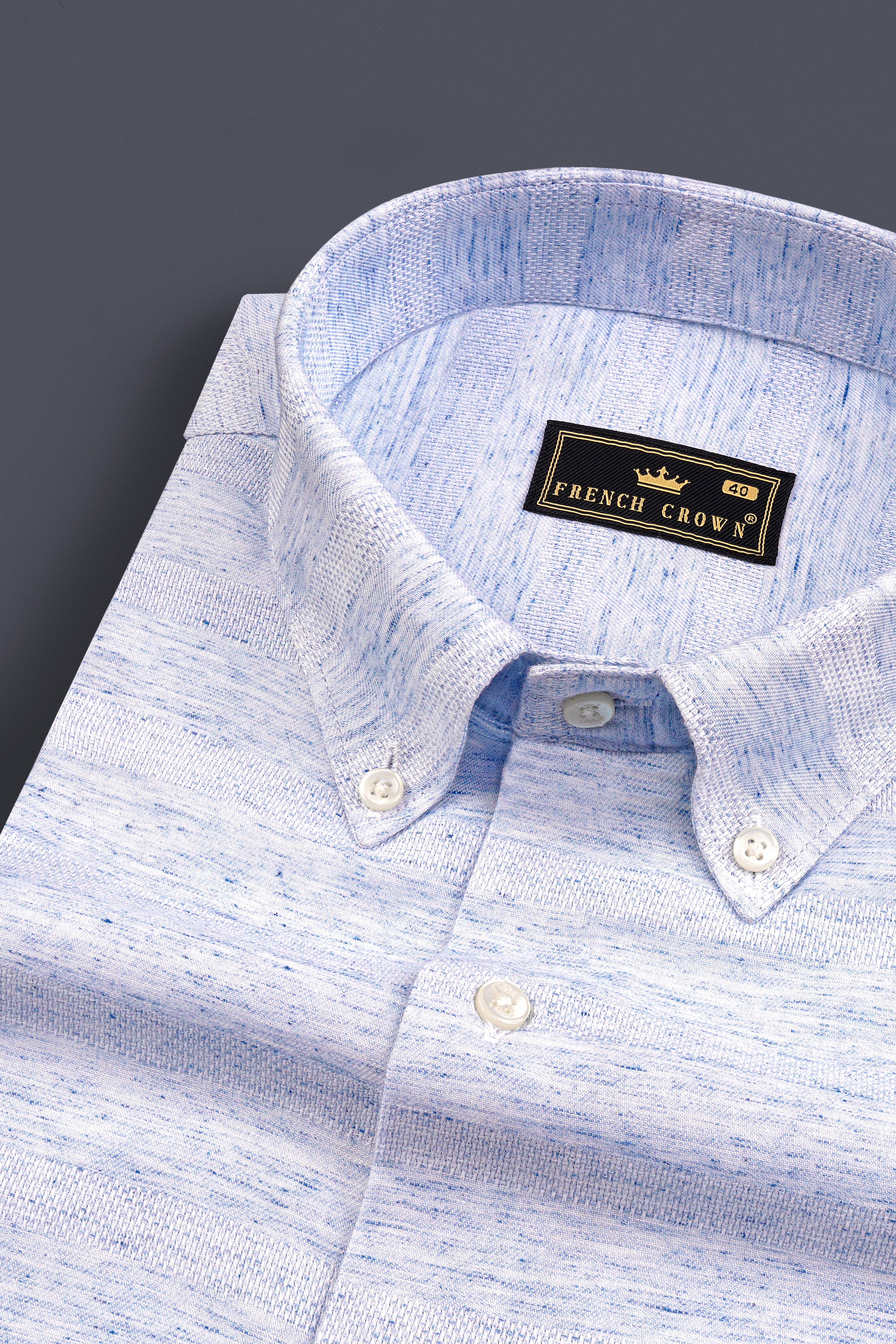 Periwinkle Blue Dobby Textured Premium Cotton Shirt 12775-BD-38, 12775-BD-H-38, 12775-BD-39, 12775-BD-H-39, 12775-BD-40, 12775-BD-H-40, 12775-BD-42, 12775-BD-H-42, 12775-BD-44, 12775-BD-H-44, 12775-BD-46, 12775-BD-H-46, 12775-BD-48, 12775-BD-H-48, 12775-BD-50, 12775-BD-H-50, 12775-BD-52, 12775-BD-H-52