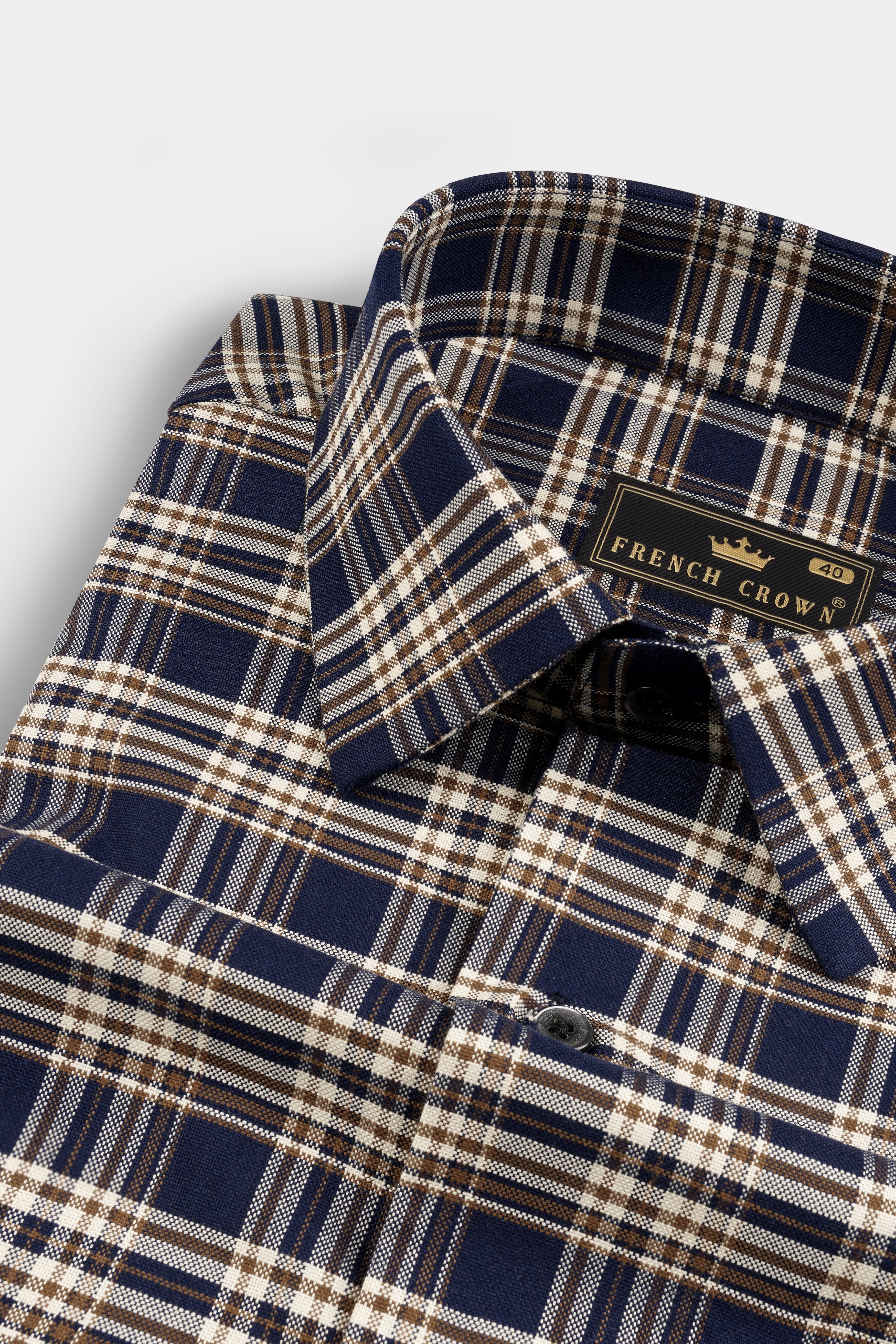 Firefly Blue And Walnut Brown Plaid Royal Oxford Shirt 12800-BLK-38, 12800-BLK-H-38, 12800-BLK-39, 12800-BLK-H-39, 12800-BLK-40, 12800-BLK-H-40, 12800-BLK-42, 12800-BLK-H-42, 12800-BLK-44, 12800-BLK-H-44, 12800-BLK-46, 12800-BLK-H-46, 12800-BLK-48, 12800-BLK-H-48, 12800-BLK-50, 12800-BLK-H-50, 12800-BLK-52, 12800-BLK-H-52