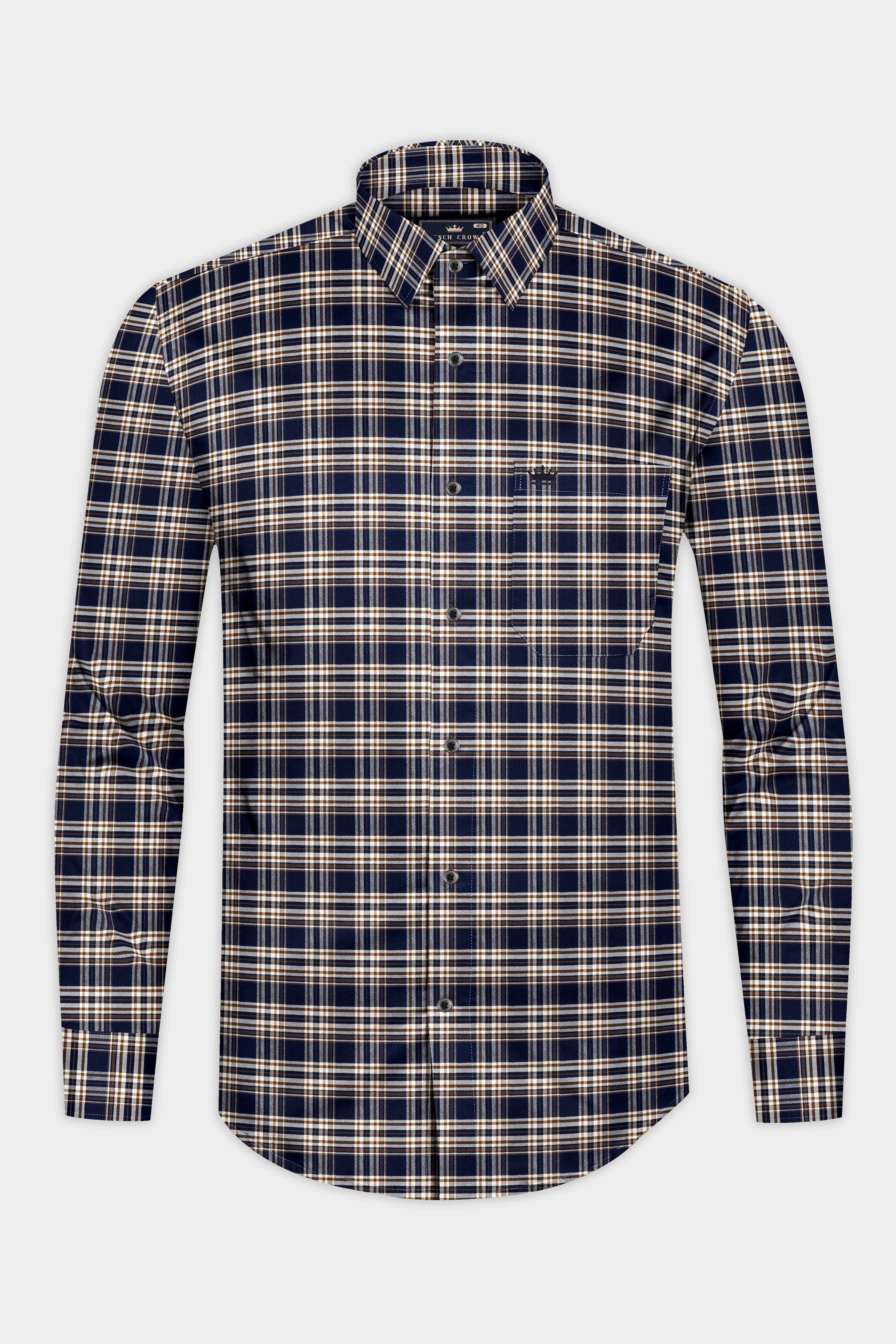 Firefly Blue And Walnut Brown Plaid Royal Oxford Shirt 12800-BLK-38, 12800-BLK-H-38, 12800-BLK-39, 12800-BLK-H-39, 12800-BLK-40, 12800-BLK-H-40, 12800-BLK-42, 12800-BLK-H-42, 12800-BLK-44, 12800-BLK-H-44, 12800-BLK-46, 12800-BLK-H-46, 12800-BLK-48, 12800-BLK-H-48, 12800-BLK-50, 12800-BLK-H-50, 12800-BLK-52, 12800-BLK-H-52