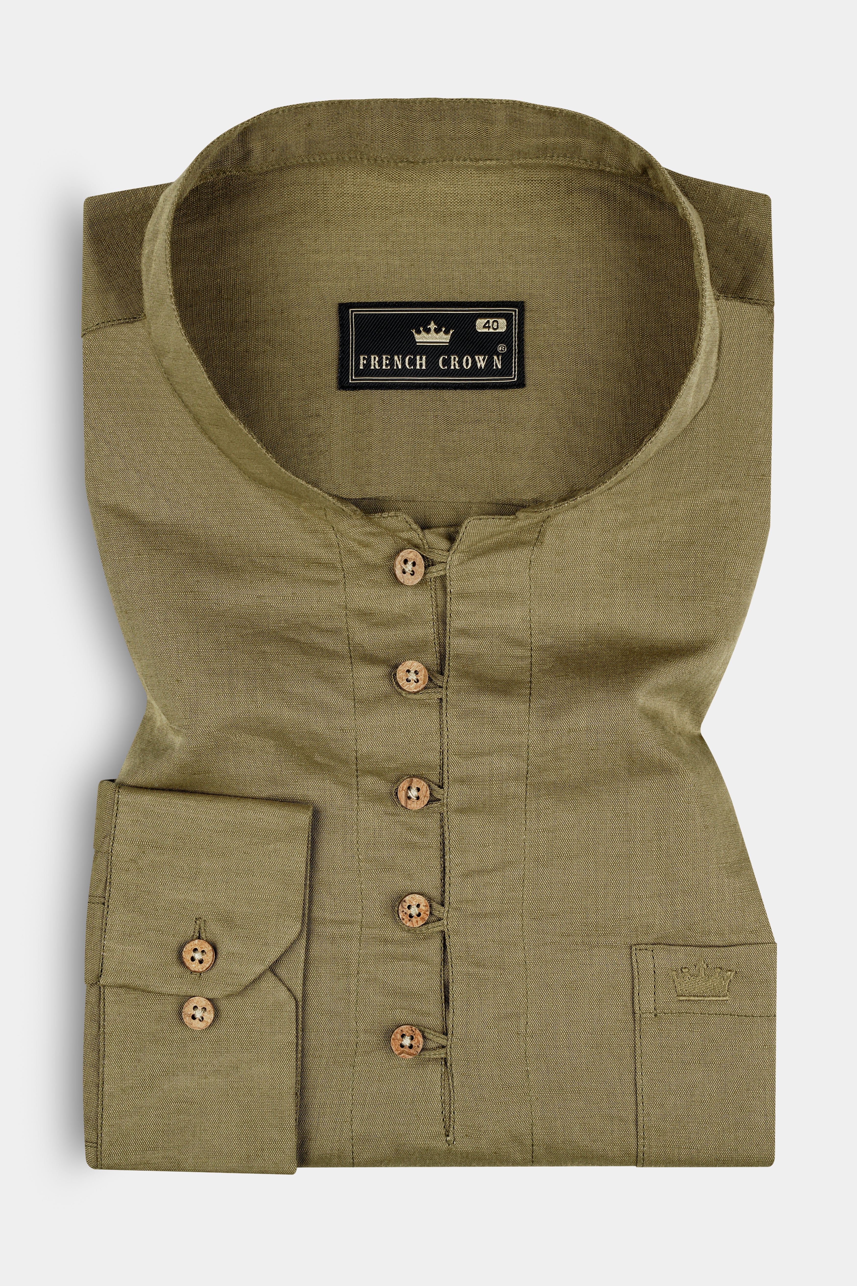 Moccasin Brown Luxurious Linen Kurta Shirt 12809-KS-38, 12809-KS-H-38, 12809-KS-39, 12809-KS-H-39, 12809-KS-40, 12809-KS-H-40, 12809-KS-42, 12809-KS-H-42, 12809-KS-44, 12809-KS-H-44, 12809-KS-46, 12809-KS-H-46, 12809-KS-48, 12809-KS-H-48, 12809-KS-50, 12809-KS-H-50, 12809-KS-52, 12809-KS-H-52