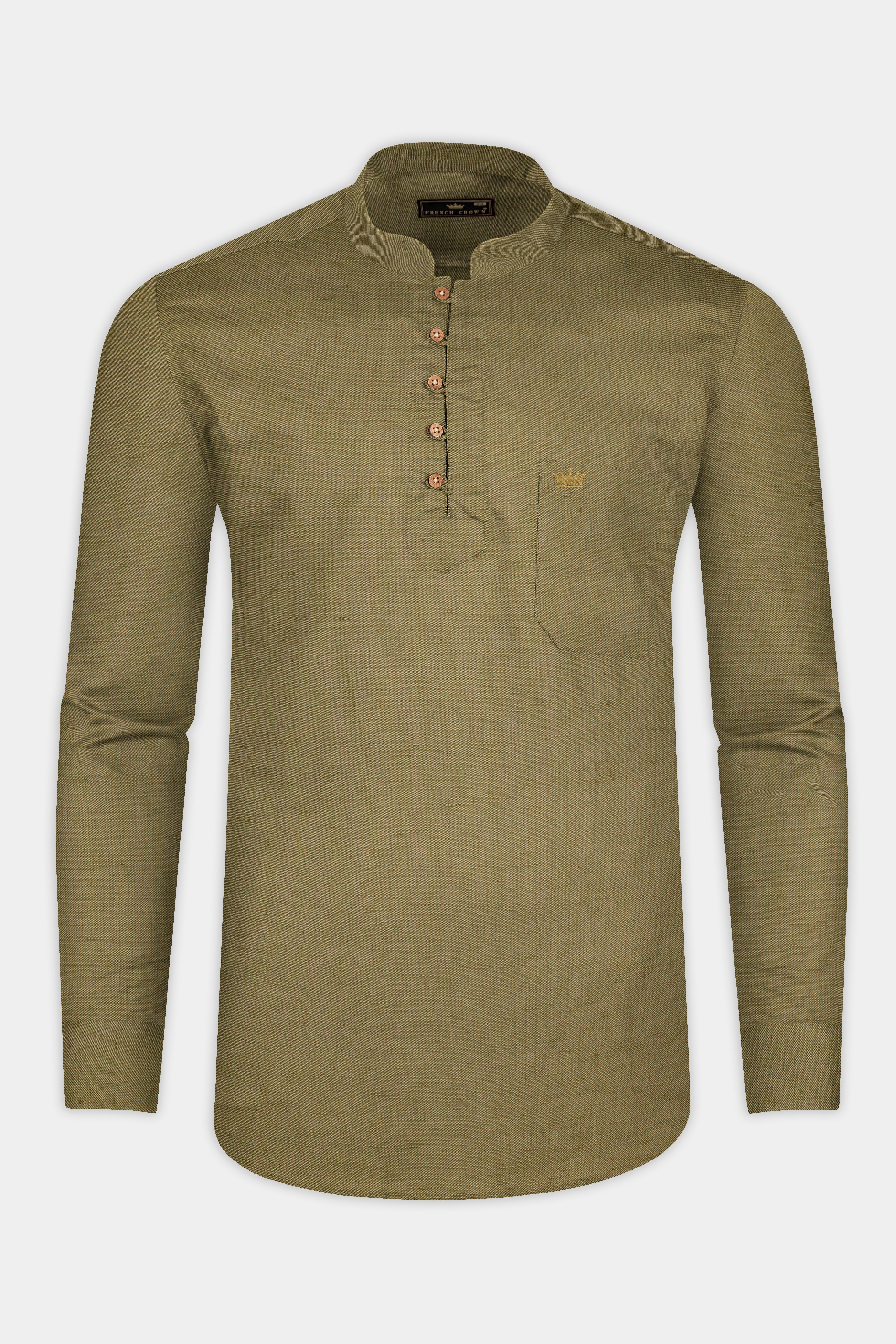 Moccasin Brown Luxurious Linen Kurta Shirt 12809-KS-38, 12809-KS-H-38, 12809-KS-39, 12809-KS-H-39, 12809-KS-40, 12809-KS-H-40, 12809-KS-42, 12809-KS-H-42, 12809-KS-44, 12809-KS-H-44, 12809-KS-46, 12809-KS-H-46, 12809-KS-48, 12809-KS-H-48, 12809-KS-50, 12809-KS-H-50, 12809-KS-52, 12809-KS-H-52
