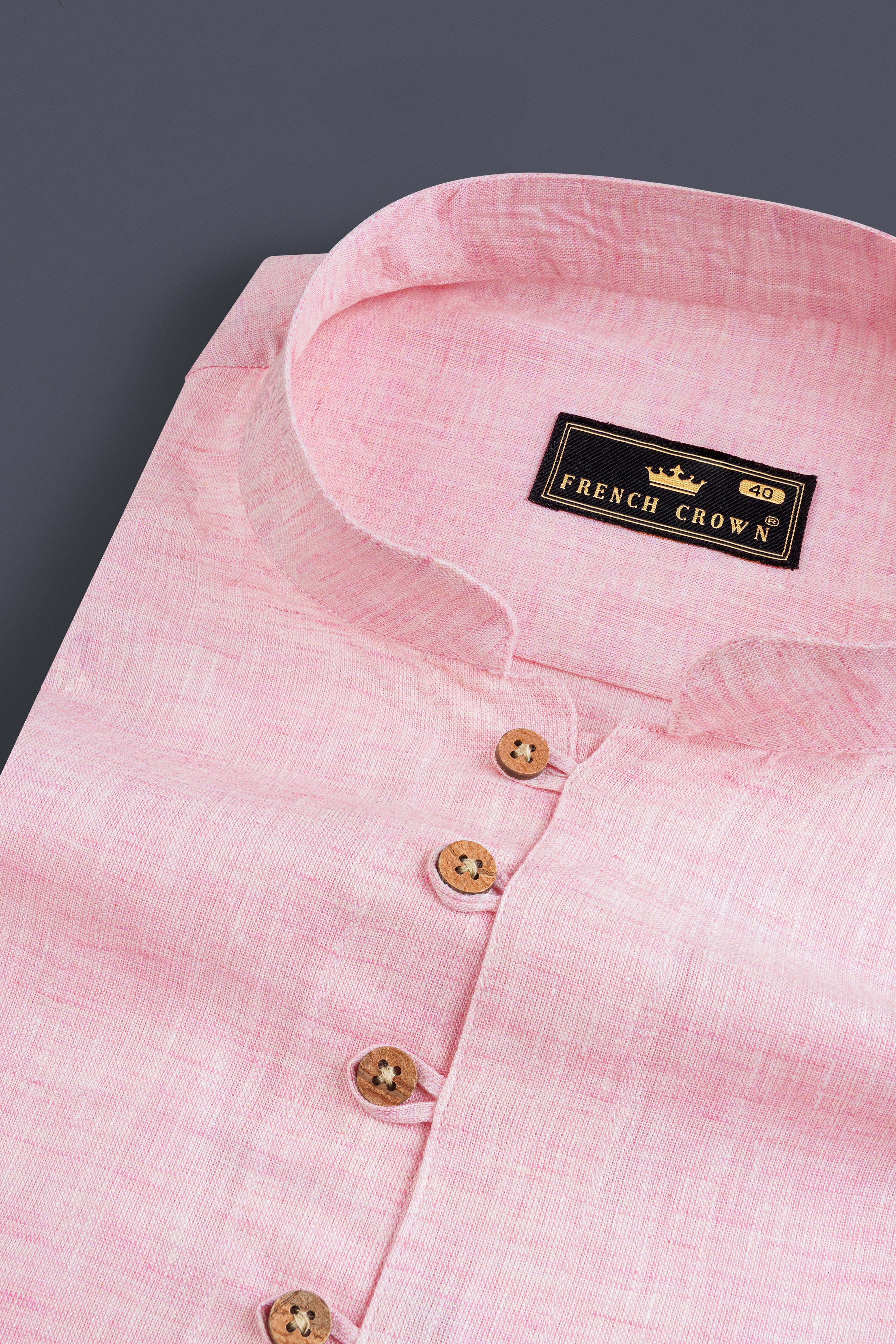 Kawaii Pink Luxurious Linen Kurta Shirt 12822-KS-38, 12822-KS-H-38, 12822-KS-39, 12822-KS-H-39, 12822-KS-40, 12822-KS-H-40, 12822-KS-42, 12822-KS-H-42, 12822-KS-44, 12822-KS-H-44, 12822-KS-46, 12822-KS-H-46, 12822-KS-48, 12822-KS-H-48, 12822-KS-50, 12822-KS-H-50, 12822-KS-52, 12822-KS-H-52