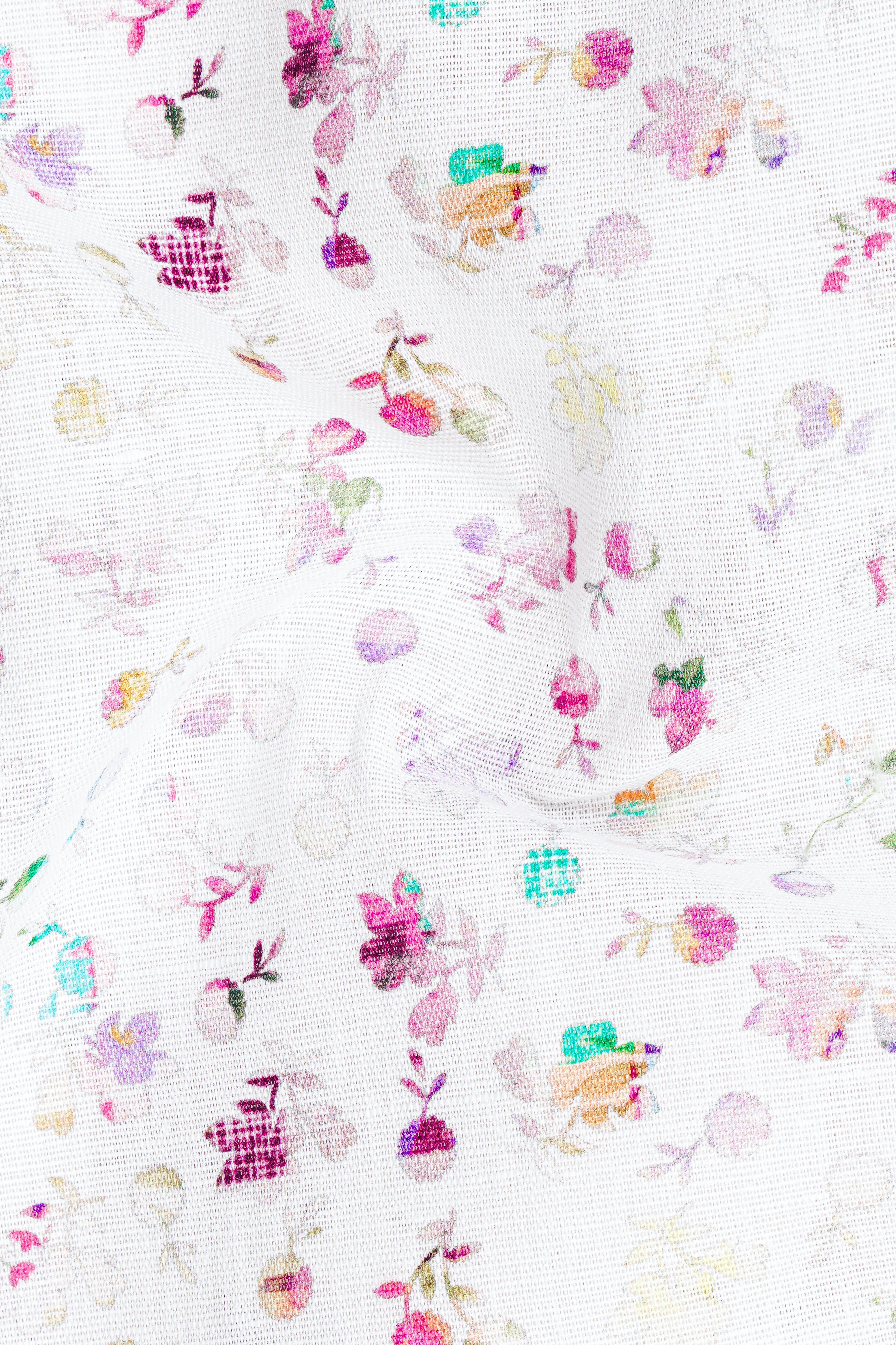 Bright White With Jazzberry Purple Floral Printed Luxurious Linen Kurta Shirt 12849-KS-38, 12849-KS-H-38, 12849-KS-39, 12849-KS-H-39, 12849-KS-40, 12849-KS-H-40, 12849-KS-42, 12849-KS-H-42, 12849-KS-44, 12849-KS-H-44, 12849-KS-46, 12849-KS-H-46, 12849-KS-48, 12849-KS-H-48, 12849-KS-50, 12849-KS-H-50, 12849-KS-52, 12849-KS-H-52