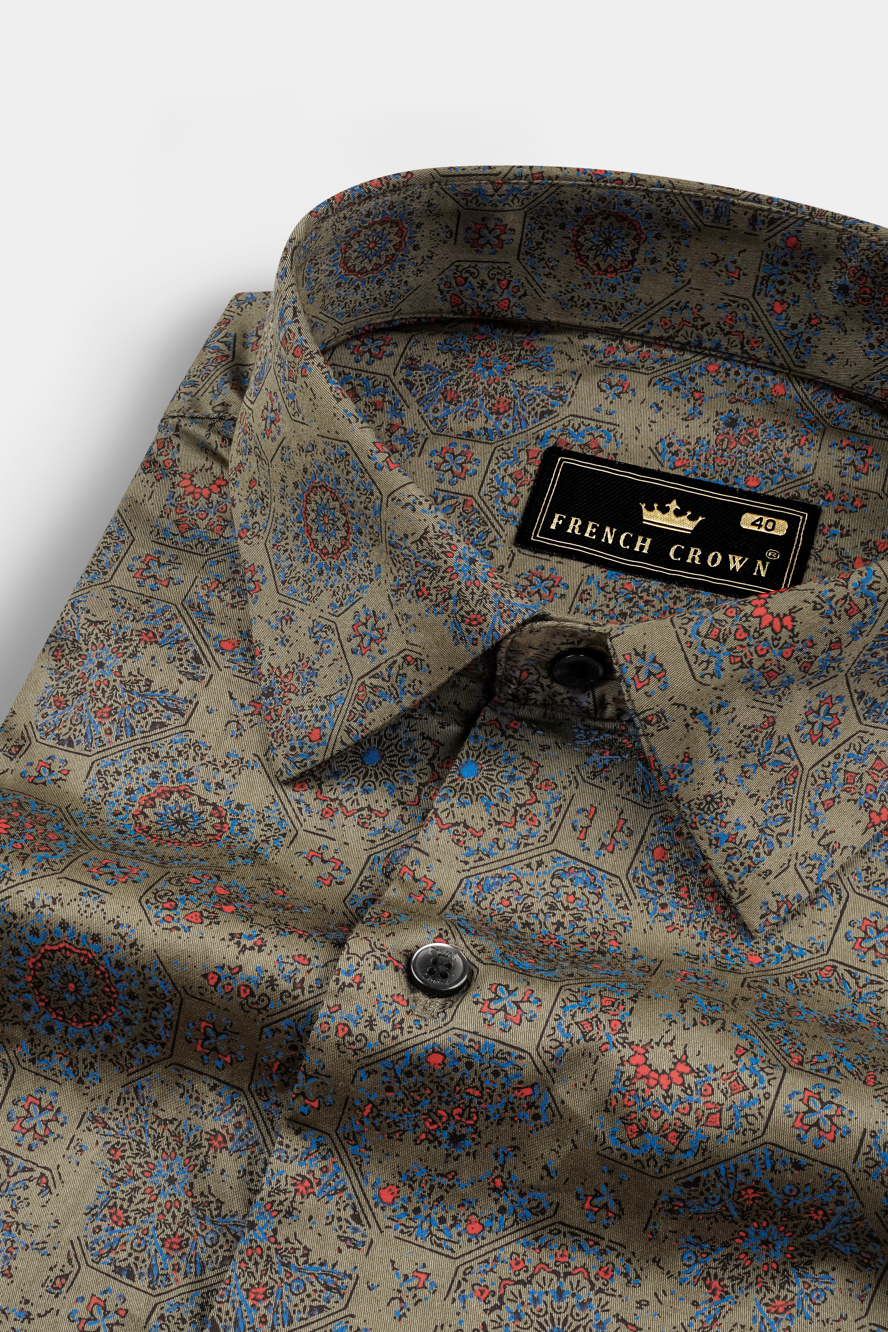 Brownish Green Printed Super Soft Premium Cotton Shirt 12893-BLK-38, 12893-BLK-H-38, 12893-BLK-39, 12893-BLK-H-39, 12893-BLK-40, 12893-BLK-H-40, 12893-BLK-42, 12893-BLK-H-42, 12893-BLK-44, 12893-BLK-H-44, 12893-BLK-46, 12893-BLK-H-46, 12893-BLK-48, 12893-BLK-H-48, 12893-BLK-50, 12893-BLK-H-50, 12893-BLK-52, 12893-BLK-H-52
