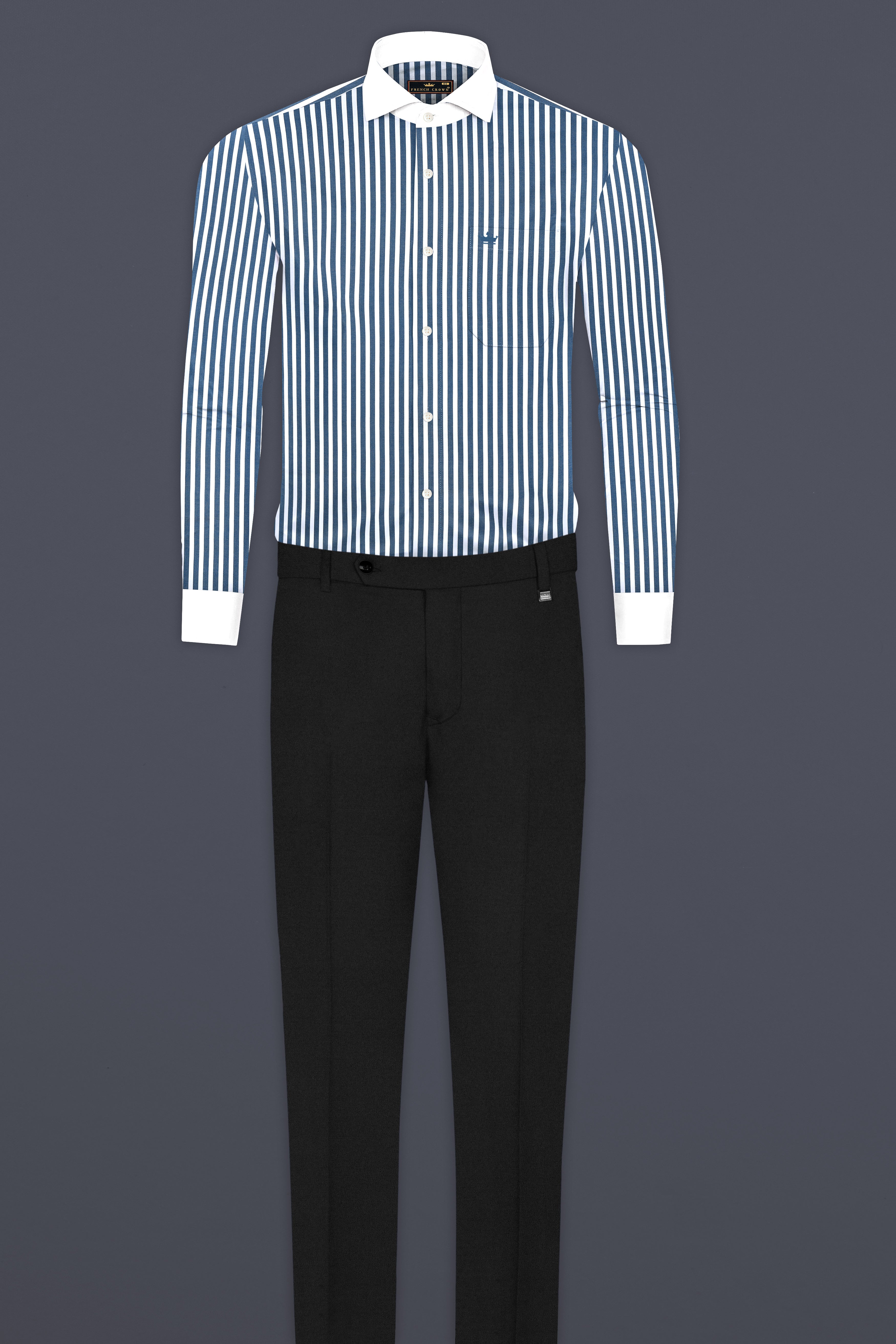 Dianne Blue And Bright White Striped Royal Oxford Premium Cotton Shirt 12950-CA-WCC-38, 12950-CA-WCC-H-38, 12950-CA-WCC-39, 12950-CA-WCC-H-39, 12950-CA-WCC-40, 12950-CA-WCC-H-40, 12950-CA-WCC-42, 12950-CA-WCC-H-42, 12950-CA-WCC-44, 12950-CA-WCC-H-44, 12950-CA-WCC-46, 12950-CA-WCC-H-46, 12950-CA-WCC-48, 12950-CA-WCC-H-48, 12950-CA-WCC-50, 12950-CA-WCC-H-50, 12950-CA-WCC-52, 12950-CA-WCC-H-52