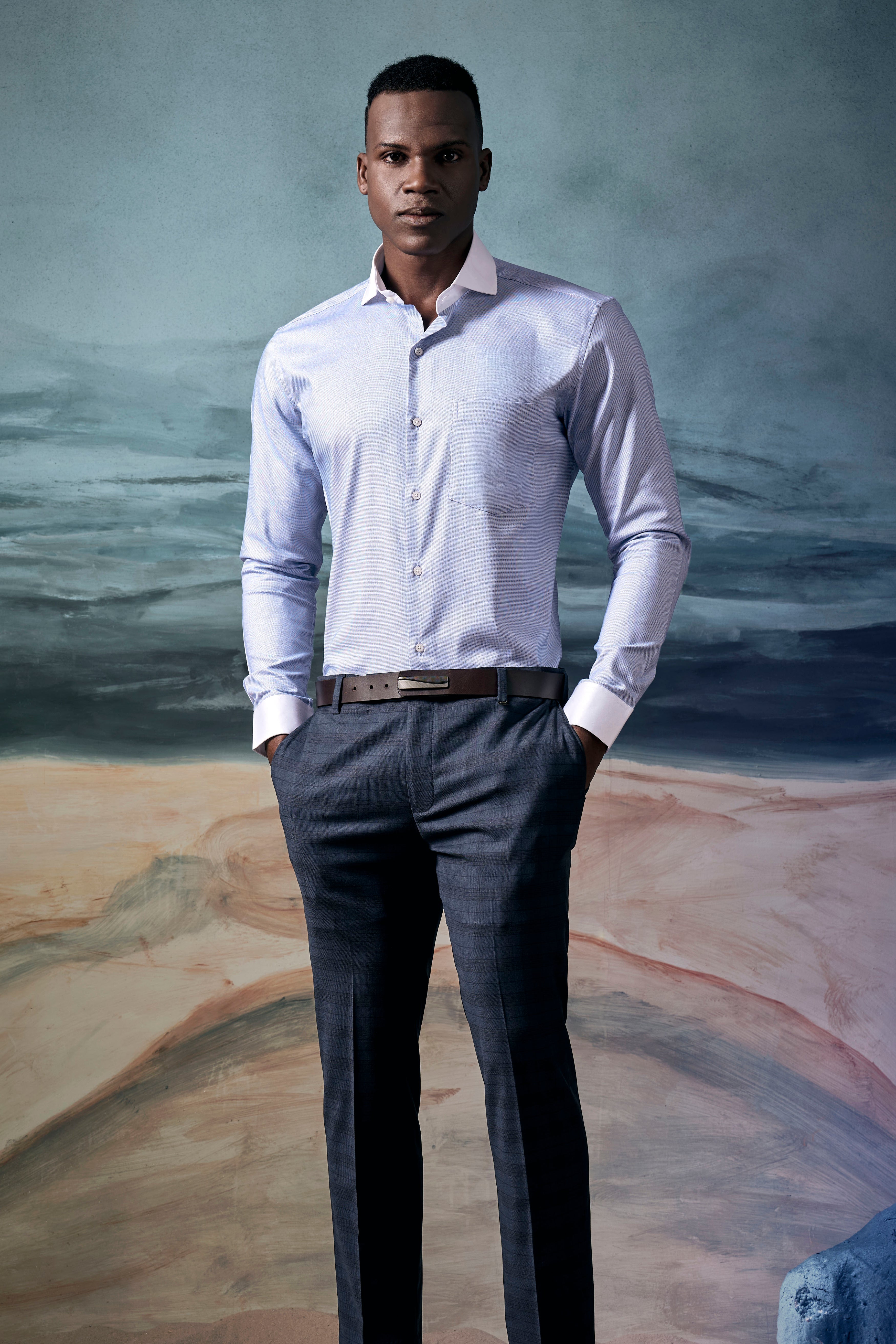 Periwinkle Blue Dobby Textured Premium Giza Cotton Shirt 12955-CA-WCC-38, 12955-CA-WCC-H-38, 12955-CA-WCC-39, 12955-CA-WCC-H-39, 12955-CA-WCC-40, 12955-CA-WCC-H-40, 12955-CA-WCC-42, 12955-CA-WCC-H-42, 12955-CA-WCC-44, 12955-CA-WCC-H-44, 12955-CA-WCC-46, 12955-CA-WCC-H-46, 12955-CA-WCC-48, 12955-CA-WCC-H-48, 12955-CA-WCC-50, 12955-CA-WCC-H-50, 12955-CA-WCC-52, 12955-CA-WCC-H-52