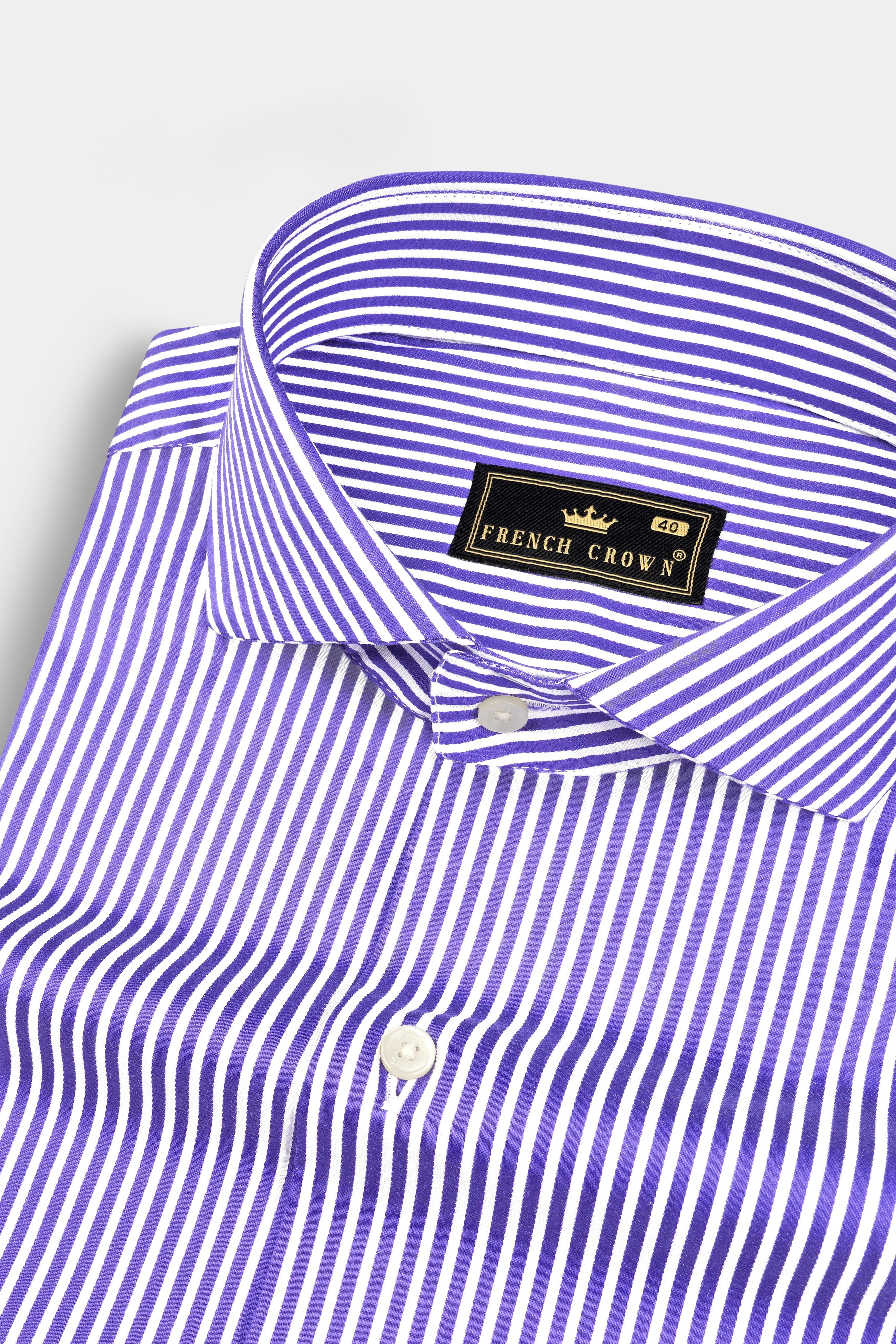 Crocus Blue And Bright White Stripes Dobby Textured Premium Giza Cotton Shirt 12984-CA-38, 12984-CA-H-38, 12984-CA-39, 12984-CA-H-39, 12984-CA-40, 12984-CA-H-40, 12984-CA-42, 12984-CA-H-42, 12984-CA-44, 12984-CA-H-44, 12984-CA-46, 12984-CA-H-46, 12984-CA-48, 12984-CA-H-48, 12984-CA-50, 12984-CA-H-50, 12984-CA-52, 12984-CA-H-52
