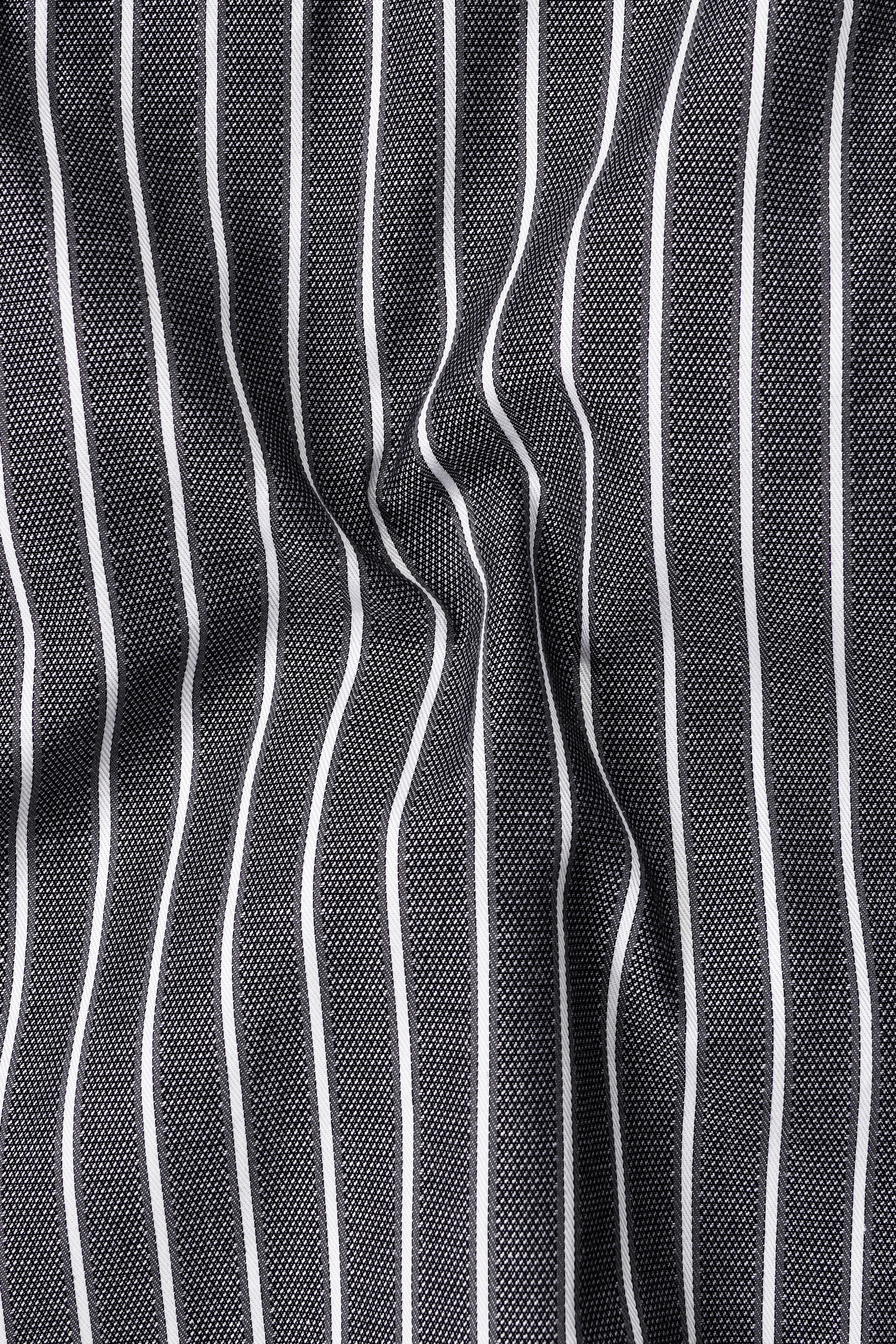 Thunder Gray And Bright White Striped Dobby Textured Premium Giza Cotton Shirt 13078-BLK-38, 13078-BLK-H-38, 13078-BLK-39, 13078-BLK-H-39, 13078-BLK-40, 13078-BLK-H-40, 13078-BLK-42, 13078-BLK-H-42, 13078-BLK-44, 13078-BLK-H-44, 13078-BLK-46, 13078-BLK-H-46, 13078-BLK-48, 13078-BLK-H-48, 13078-BLK-50, 13078-BLK-H-50, 13078-BLK-52, 13078-BLK-H-52