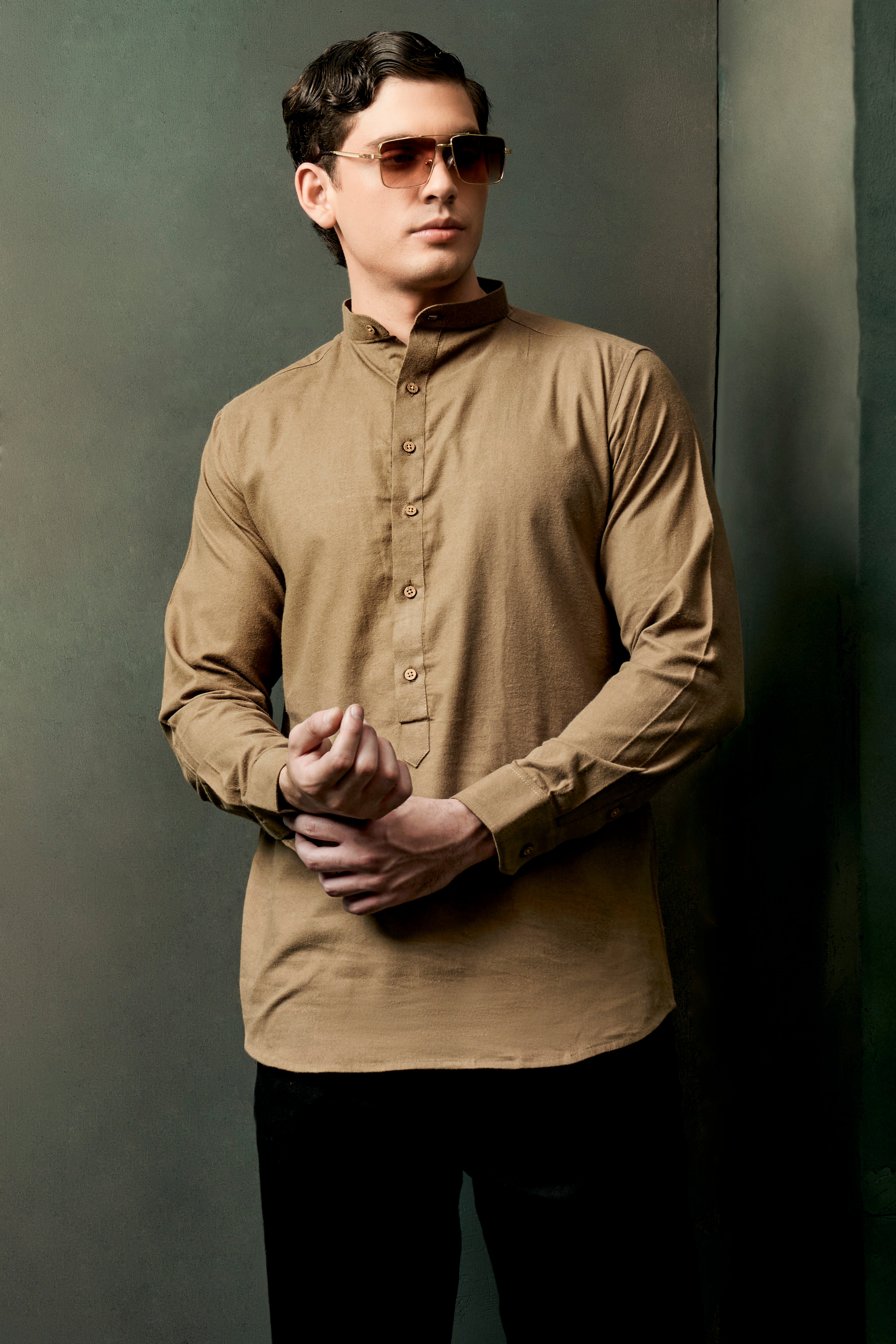 Barley Brown Solid Flannel Designer Shirt 13110-M-P669-38, 13110-M-P669-H-38, 13110-M-P669-39, 13110-M-P669-H-39, 13110-M-P669-40, 13110-M-P669-H-40, 13110-M-P669-42, 13110-M-P669-H-42, 13110-M-P669-44, 13110-M-P669-H-44, 13110-M-P669-46, 13110-M-P669-H-46, 13110-M-P669-48, 13110-M-P669-H-48, 13110-M-P669-50, 13110-M-P669-H-50, 13110-M-P669-52, 13110-M-P669-H-52