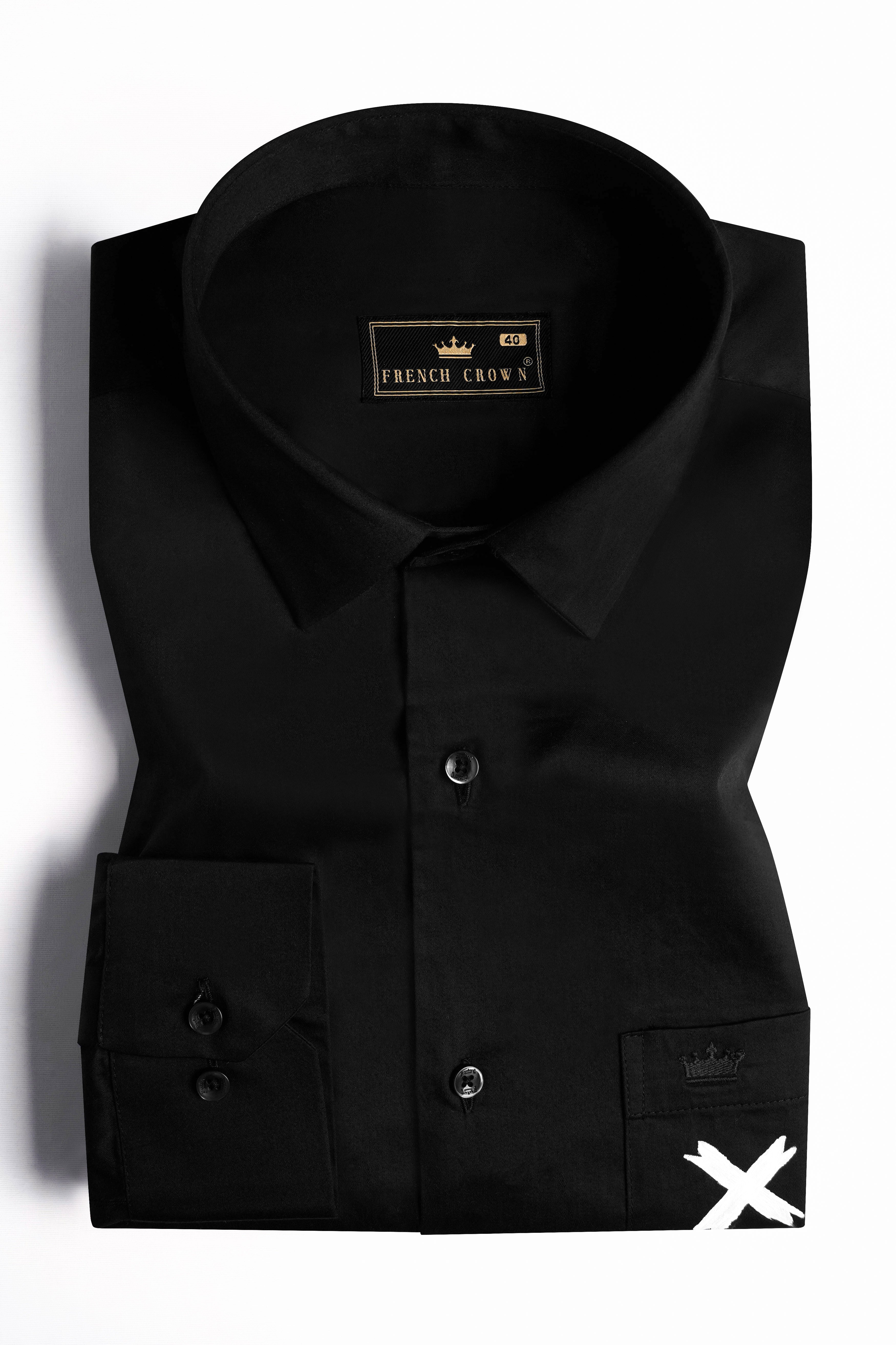 Jade Black Funky Hand Painted Super Soft Premium Cotton Designer Shirt 1312-BLK-ART03-38, 1312-BLK-ART03-H-38, 1312-BLK-ART03-39, 1312-BLK-ART03-H-39, 1312-BLK-ART03-40, 1312-BLK-ART03-H-40, 1312-BLK-ART03-42, 1312-BLK-ART03-H-42, 1312-BLK-ART03-44, 1312-BLK-ART03-H-44, 1312-BLK-ART03-46, 1312-BLK-ART03-H-46, 1312-BLK-ART03-48, 1312-BLK-ART03-H-48, 1312-BLK-ART03-50, 1312-BLK-ART03-H-50, 1312-BLK-ART03-52, 1312-BLK-ART03-H-52