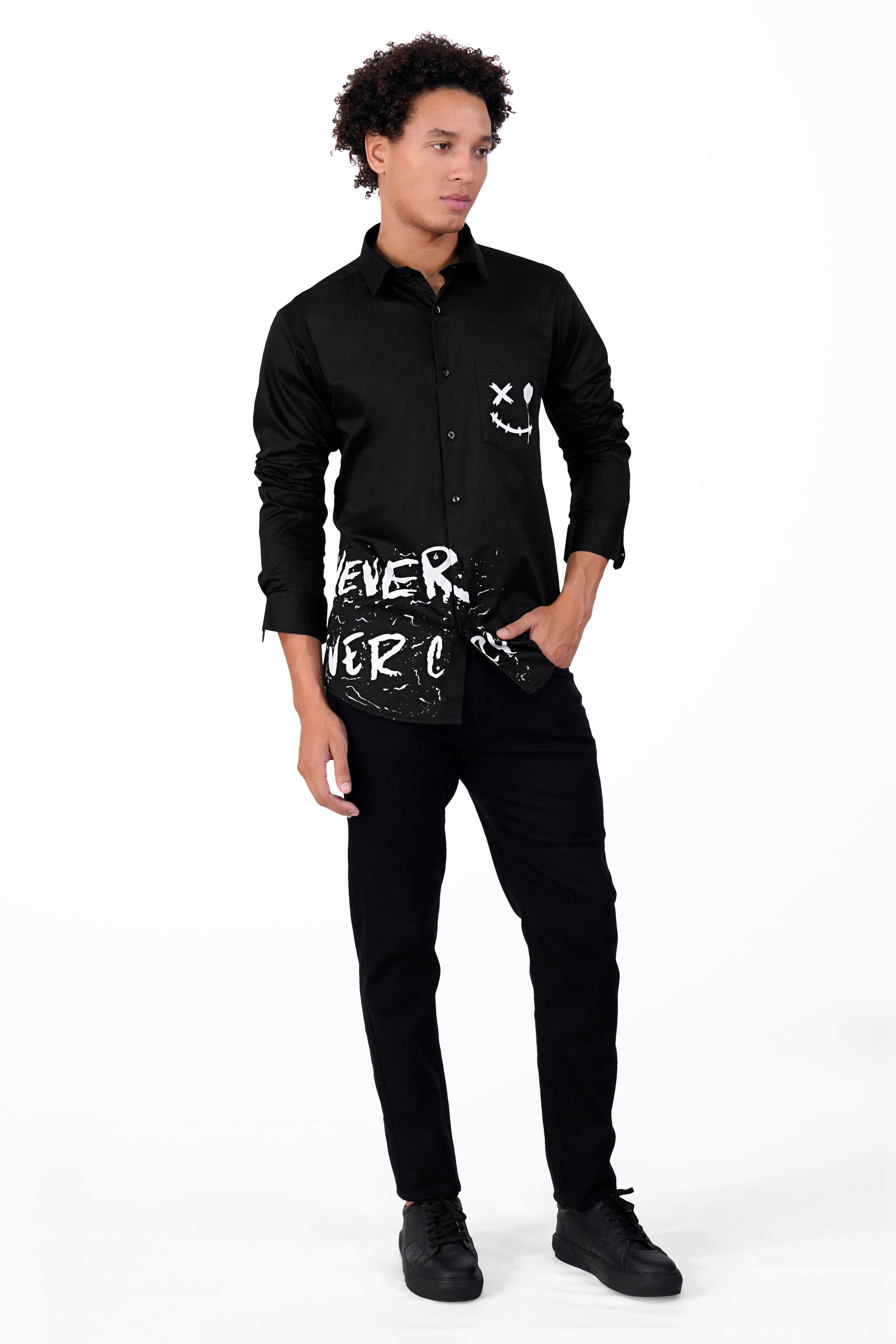 Jade Black Funky Hand Painted Super Soft Premium Cotton Designer Shirt 1312-BLK-ART03-38, 1312-BLK-ART03-H-38, 1312-BLK-ART03-39, 1312-BLK-ART03-H-39, 1312-BLK-ART03-40, 1312-BLK-ART03-H-40, 1312-BLK-ART03-42, 1312-BLK-ART03-H-42, 1312-BLK-ART03-44, 1312-BLK-ART03-H-44, 1312-BLK-ART03-46, 1312-BLK-ART03-H-46, 1312-BLK-ART03-48, 1312-BLK-ART03-H-48, 1312-BLK-ART03-50, 1312-BLK-ART03-H-50, 1312-BLK-ART03-52, 1312-BLK-ART03-H-52