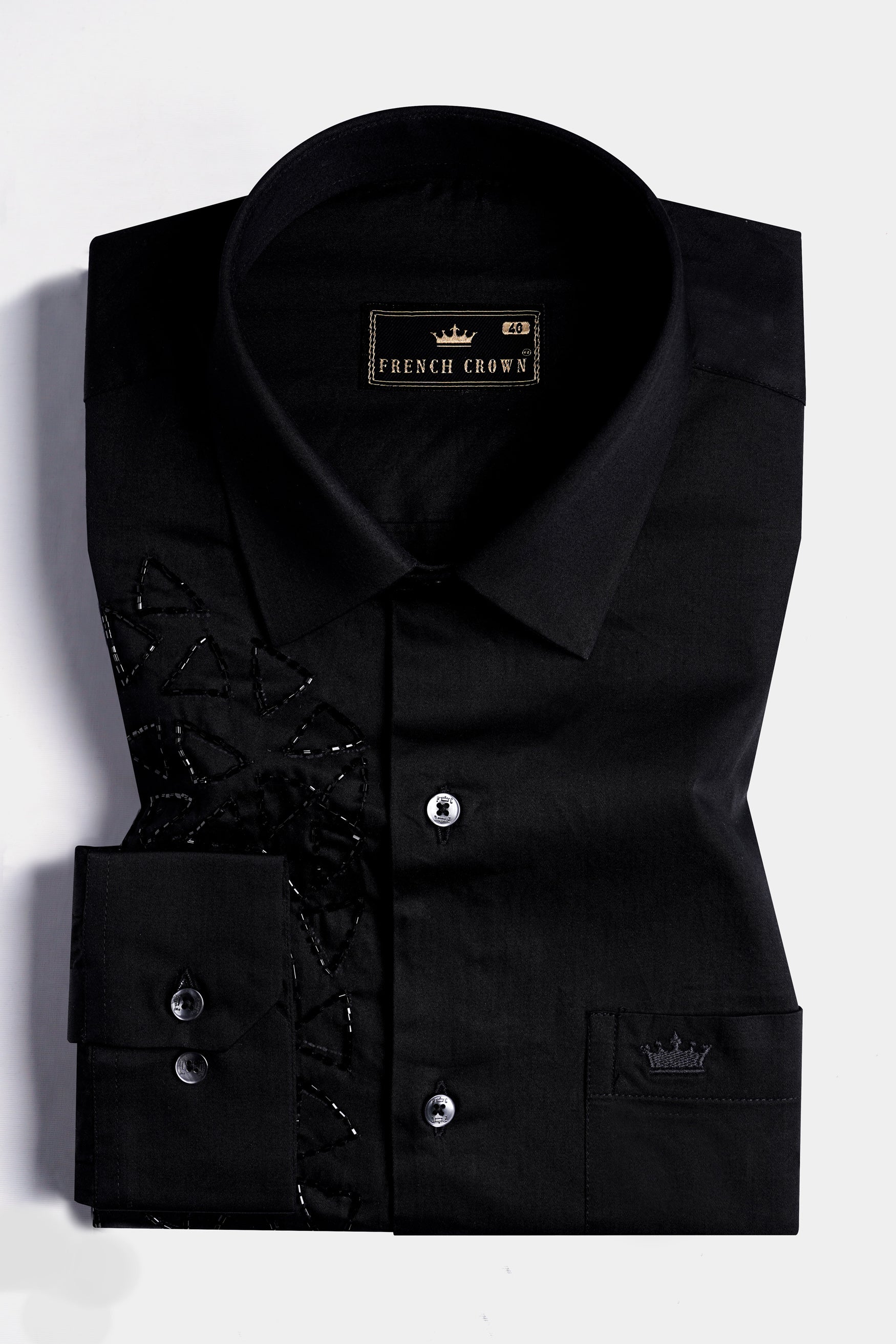 Jade Black Khatli Work Super Soft Premium Cotton Designer Shirt 1312-BLK-E055-38, 1312-BLK-E055-H-38, 1312-BLK-E055-39, 1312-BLK-E055-H-39, 1312-BLK-E055-40, 1312-BLK-E055-H-40, 1312-BLK-E055-42, 1312-BLK-E055-H-42, 1312-BLK-E055-44, 1312-BLK-E055-H-44, 1312-BLK-E055-46, 1312-BLK-E055-H-46, 1312-BLK-E055-48, 1312-BLK-E055-H-48, 1312-BLK-E055-50, 1312-BLK-E055-H-50, 1312-BLK-E055-52, 1312-BLK-E055-H-52