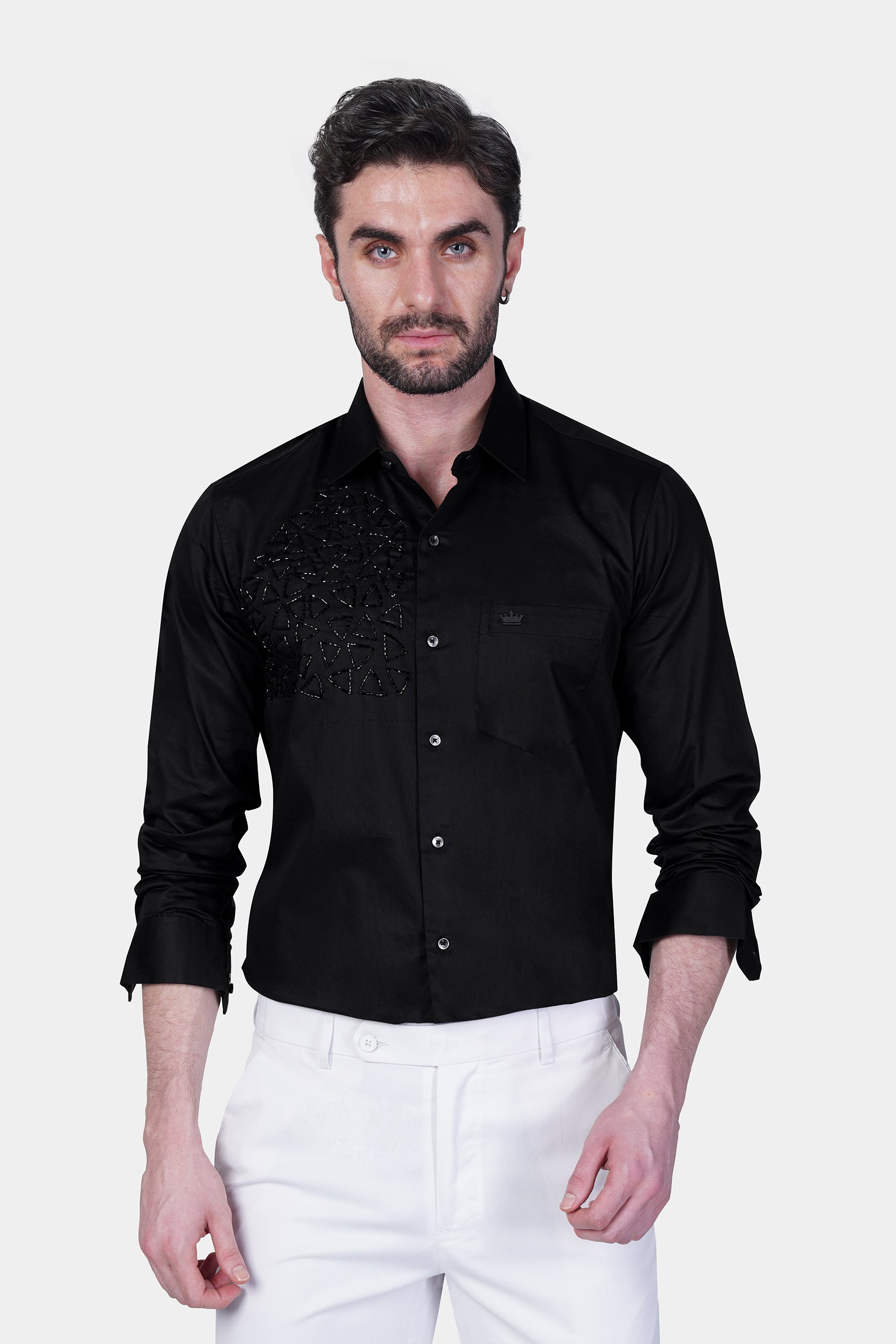 Jade Black Khatli Work Super Soft Premium Cotton Designer Shirt 1312-BLK-E055-38, 1312-BLK-E055-H-38, 1312-BLK-E055-39, 1312-BLK-E055-H-39, 1312-BLK-E055-40, 1312-BLK-E055-H-40, 1312-BLK-E055-42, 1312-BLK-E055-H-42, 1312-BLK-E055-44, 1312-BLK-E055-H-44, 1312-BLK-E055-46, 1312-BLK-E055-H-46, 1312-BLK-E055-48, 1312-BLK-E055-H-48, 1312-BLK-E055-50, 1312-BLK-E055-H-50, 1312-BLK-E055-52, 1312-BLK-E055-H-52