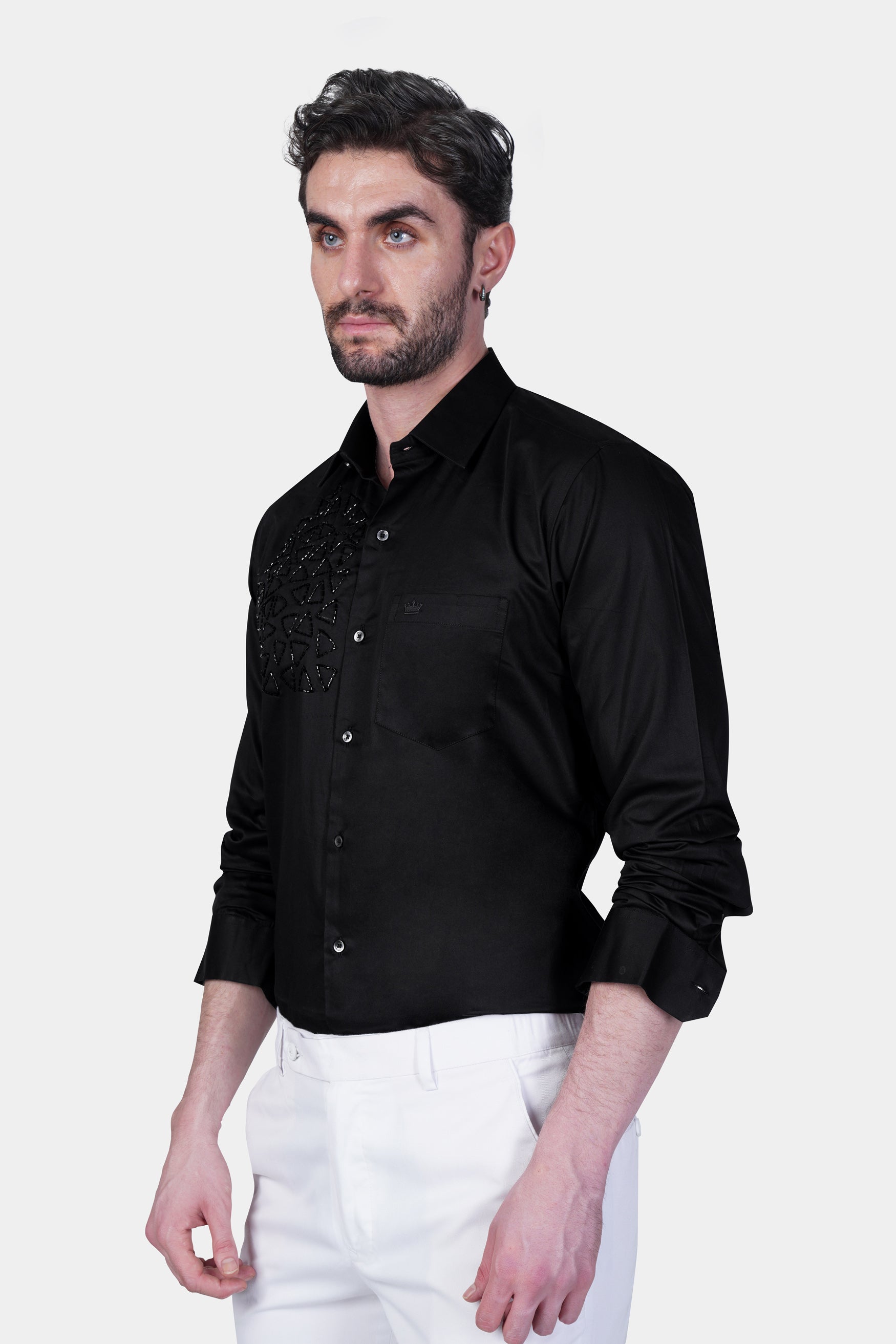 Jade Black Khatli Work Super Soft Premium Cotton Designer Shirt 1312-BLK-E055-38, 1312-BLK-E055-H-38, 1312-BLK-E055-39, 1312-BLK-E055-H-39, 1312-BLK-E055-40, 1312-BLK-E055-H-40, 1312-BLK-E055-42, 1312-BLK-E055-H-42, 1312-BLK-E055-44, 1312-BLK-E055-H-44, 1312-BLK-E055-46, 1312-BLK-E055-H-46, 1312-BLK-E055-48, 1312-BLK-E055-H-48, 1312-BLK-E055-50, 1312-BLK-E055-H-50, 1312-BLK-E055-52, 1312-BLK-E055-H-52