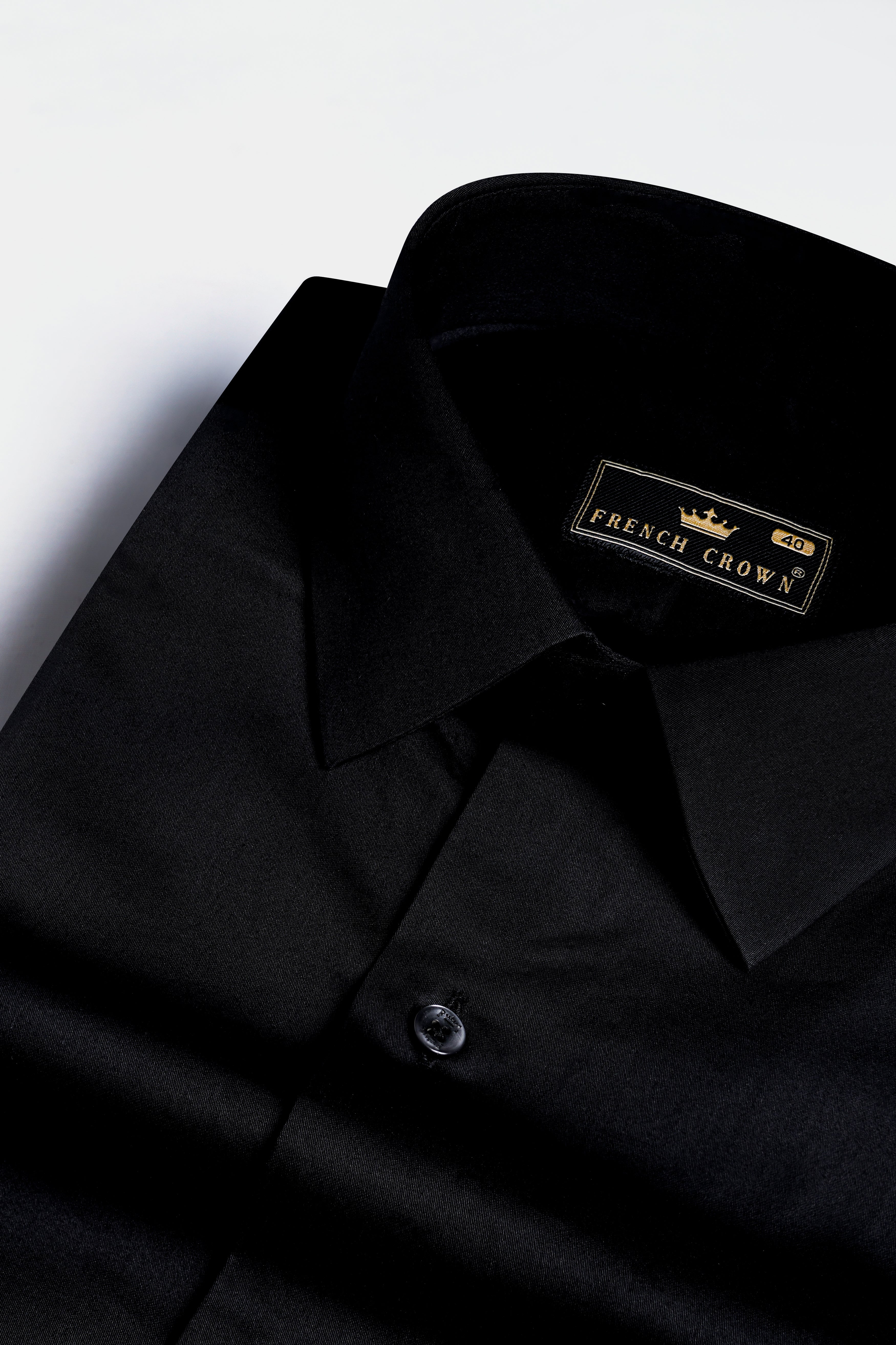 Jade Black Super soft Giza Cotton Shirt