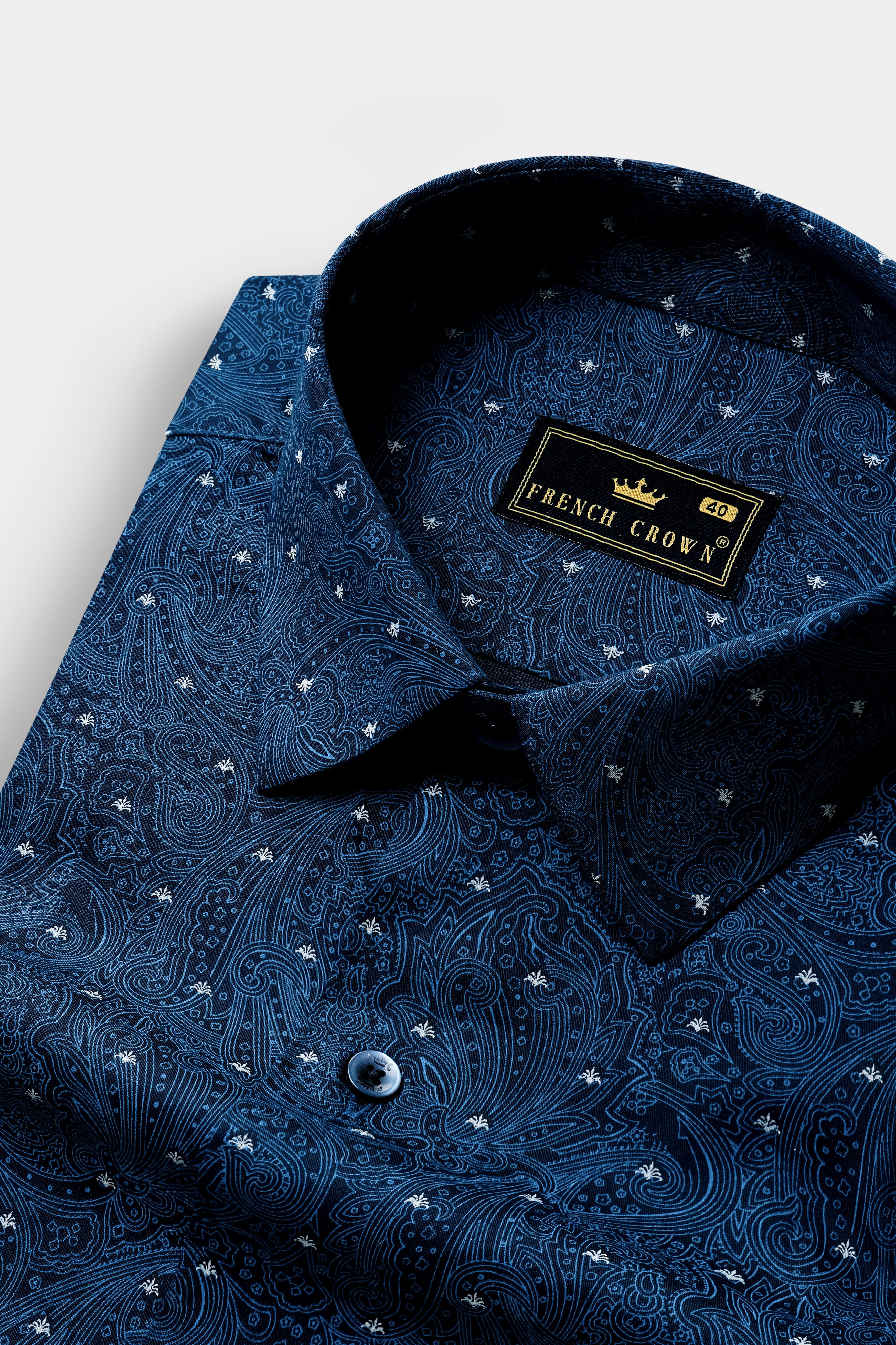 Tangaroa Blue Printed Subtle Sheen Super Soft Premium Cotton Shirt 13150-BLE-38, 13150-BLE-H-38, 13150-BLE-39, 13150-BLE-H-39, 13150-BLE-40, 13150-BLE-H-40, 13150-BLE-42, 13150-BLE-H-42, 13150-BLE-44, 13150-BLE-H-44, 13150-BLE-46, 13150-BLE-H-46, 13150-BLE-48, 13150-BLE-H-48, 13150-BLE-50, 13150-BLE-H-50, 13150-BLE-52, 13150-BLE-H-52