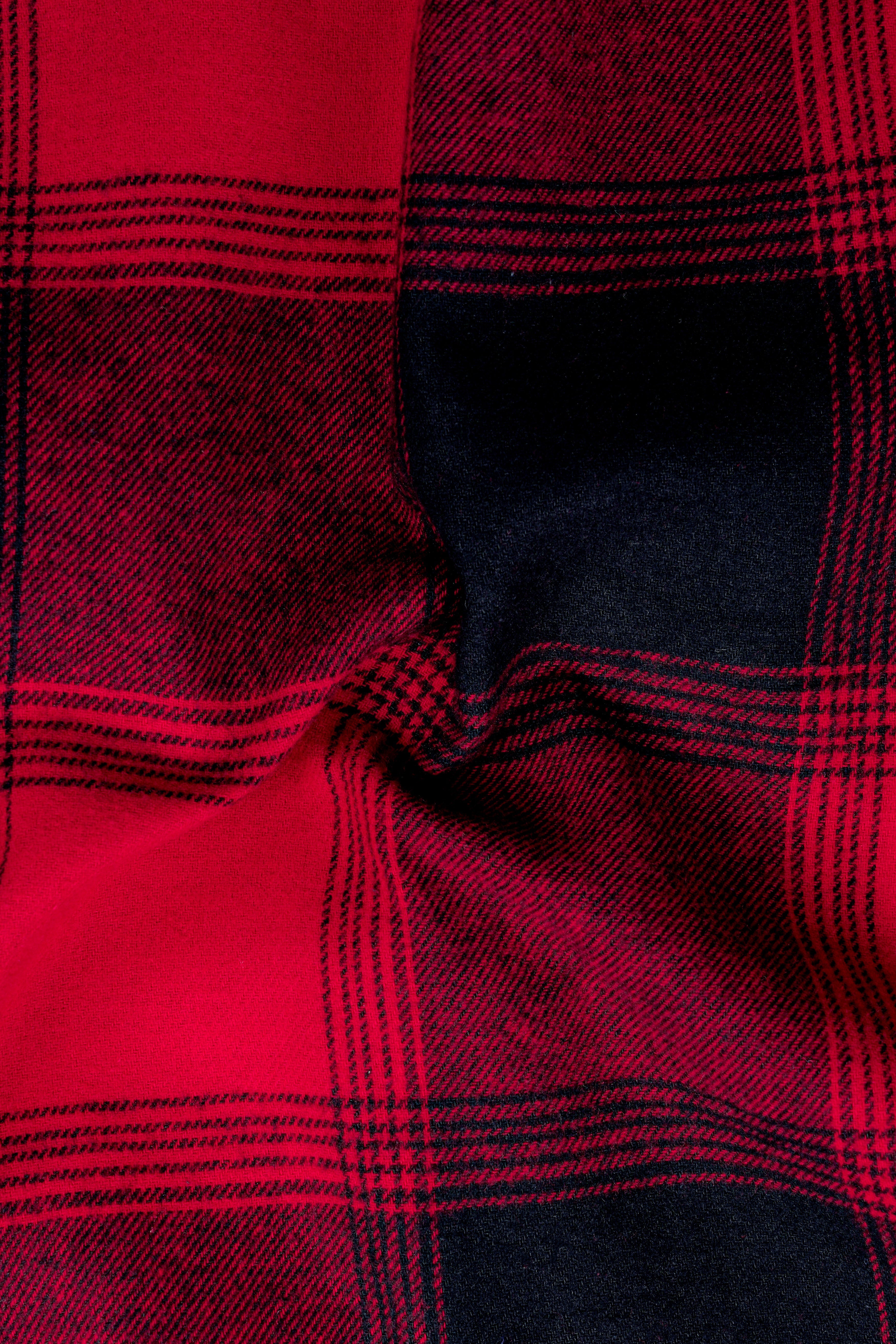 Monza Red And Jade Black Plaid Heavyweight Flannel Cotton Shirt 13191-BD-38, 13191-BD-H-38, 13191-BD-39, 13191-BD-H-39, 13191-BD-40, 13191-BD-H-40, 13191-BD-42, 13191-BD-H-42, 13191-BD-44, 13191-BD-H-44, 13191-BD-46, 13191-BD-H-46, 13191-BD-48, 13191-BD-H-48, 13191-BD-50, 13191-BD-H-50, 13191-BD-52, 13191-BD-H-52