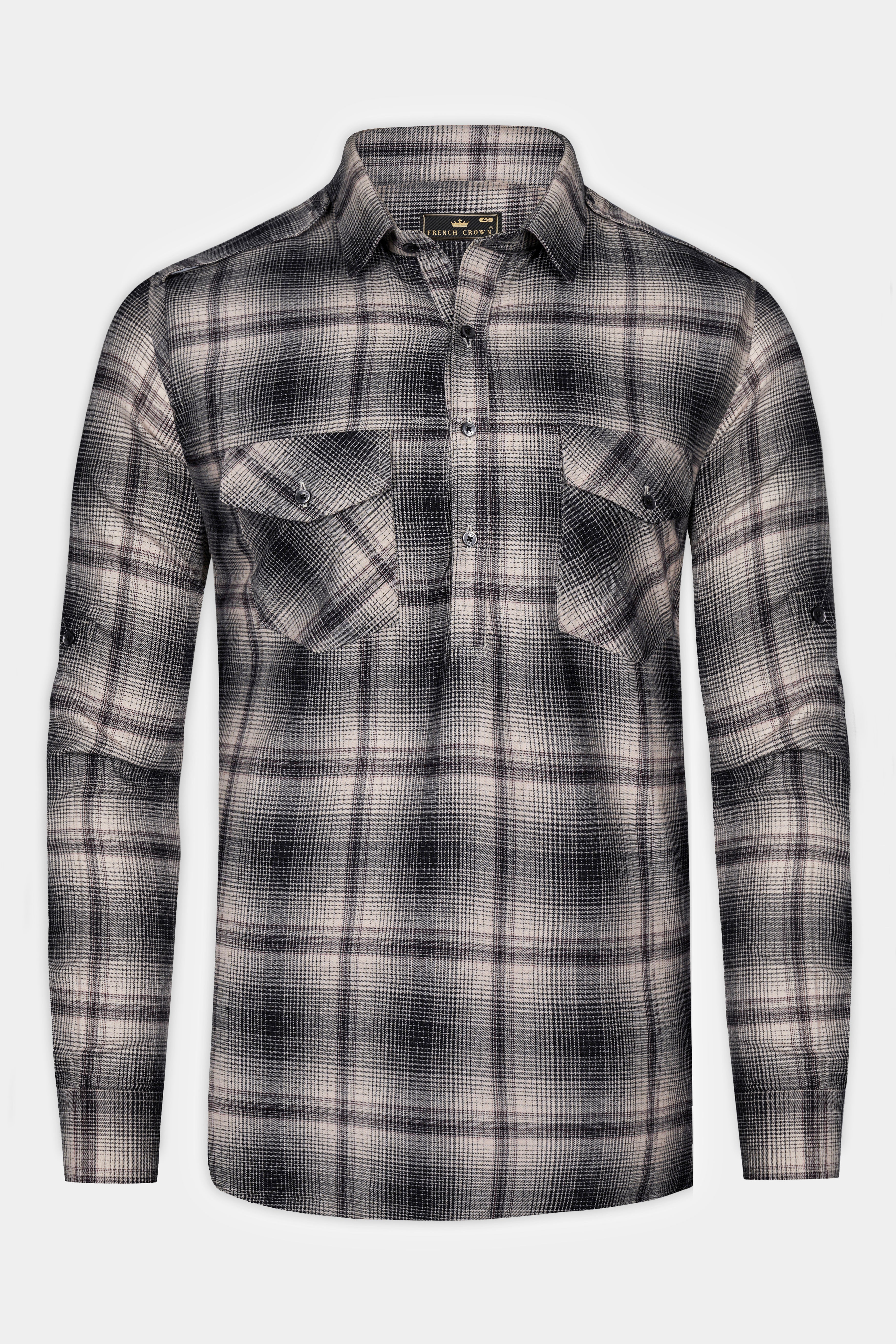 Iron cream And Jade Black Plaid Twill Premium Cotton Designer Shirt 13246-FP-P223-38, 13246-FP-P223-H-38, 13246-FP-P223-39, 13246-FP-P223-H-39, 13246-FP-P223-40, 13246-FP-P223-H-40, 13246-FP-P223-42, 13246-FP-P223-H-42, 13246-FP-P223-44, 13246-FP-P223-H-44, 13246-FP-P223-46, 13246-FP-P223-H-46, 13246-FP-P223-48, 13246-FP-P223-H-48, 13246-FP-P223-50, 13246-FP-P223-H-50, 13246-FP-P223-52, 13246-FP-P223-H-52