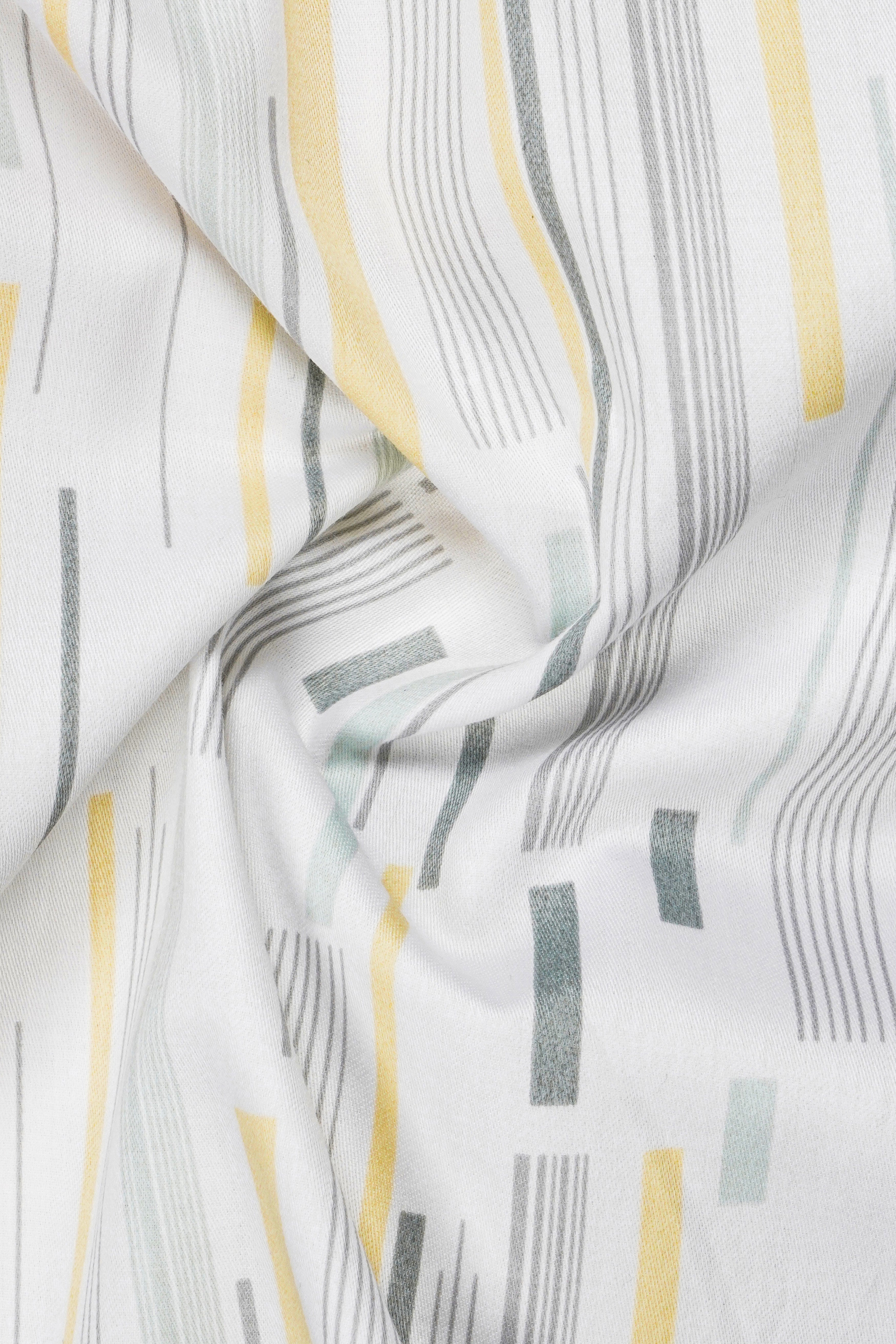 Golden Glow-Bright White And Harvest Yellow Printed Subtle Sheen Super Soft Premium Cotton Shirt 13258-38, 13258-H-38, 13258-39, 13258-H-39, 13258-40, 13258-H-40, 13258-42, 13258-H-42, 13258-44, 13258-H-44, 13258-46, 13258-H-46, 13258-48, 13258-H-48, 13258-50, 13258-H-50, 13258-52, 13258-H-52
