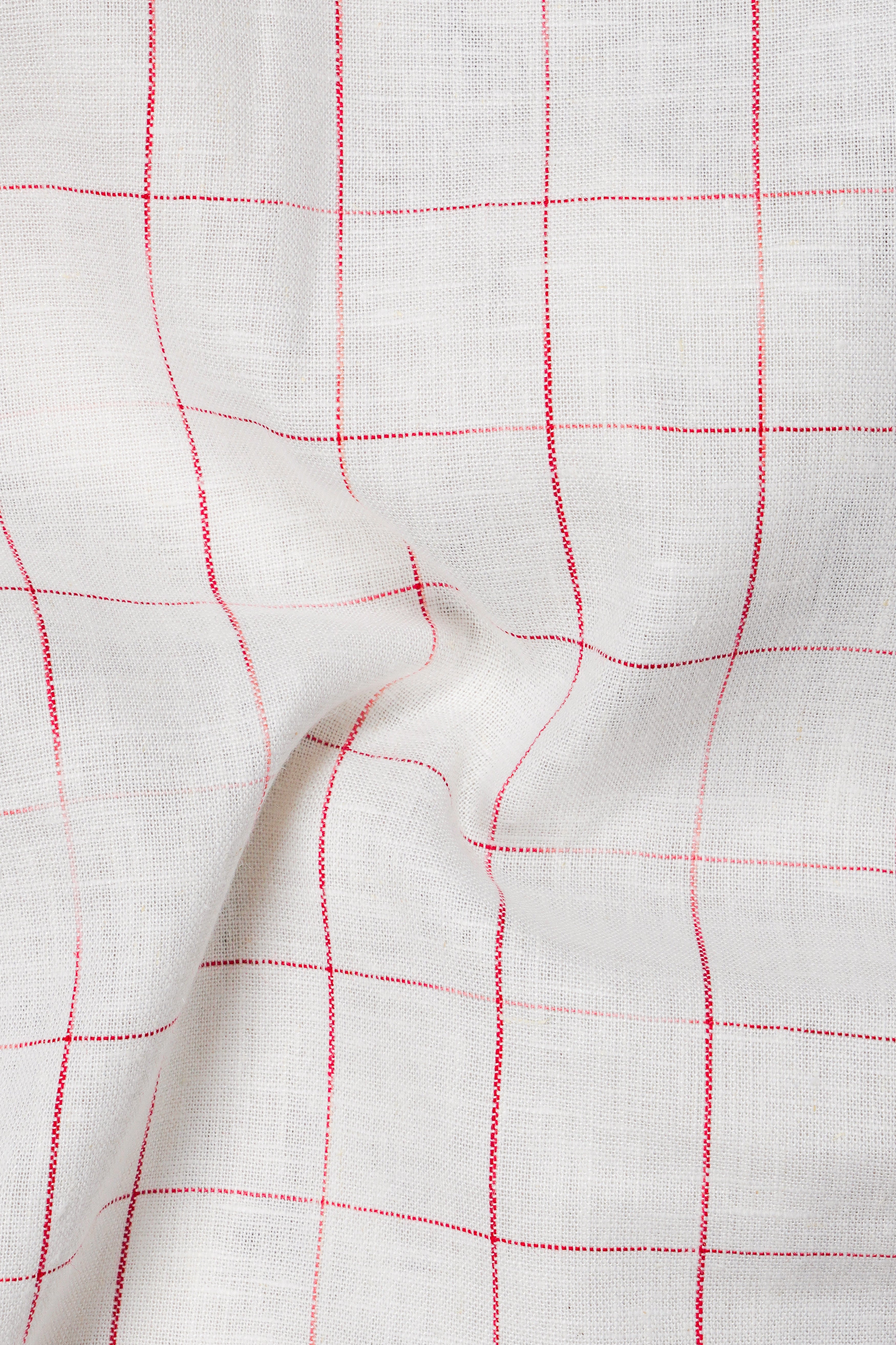 Crimson Haze-Off White And Shiraz Red Windowpane Premium Luxuries Linen Kurta Shirt 13262-KS-38, 13262-KS-H-38, 13262-KS-39, 13262-KS-H-39, 13262-KS-40, 13262-KS-H-40, 13262-KS-42, 13262-KS-H-42, 13262-KS-44, 13262-KS-H-44, 13262-KS-46, 13262-KS-H-46, 13262-KS-48, 13262-KS-H-48, 13262-KS-50, 13262-KS-H-50, 13262-KS-52, 13262-KS-H-52