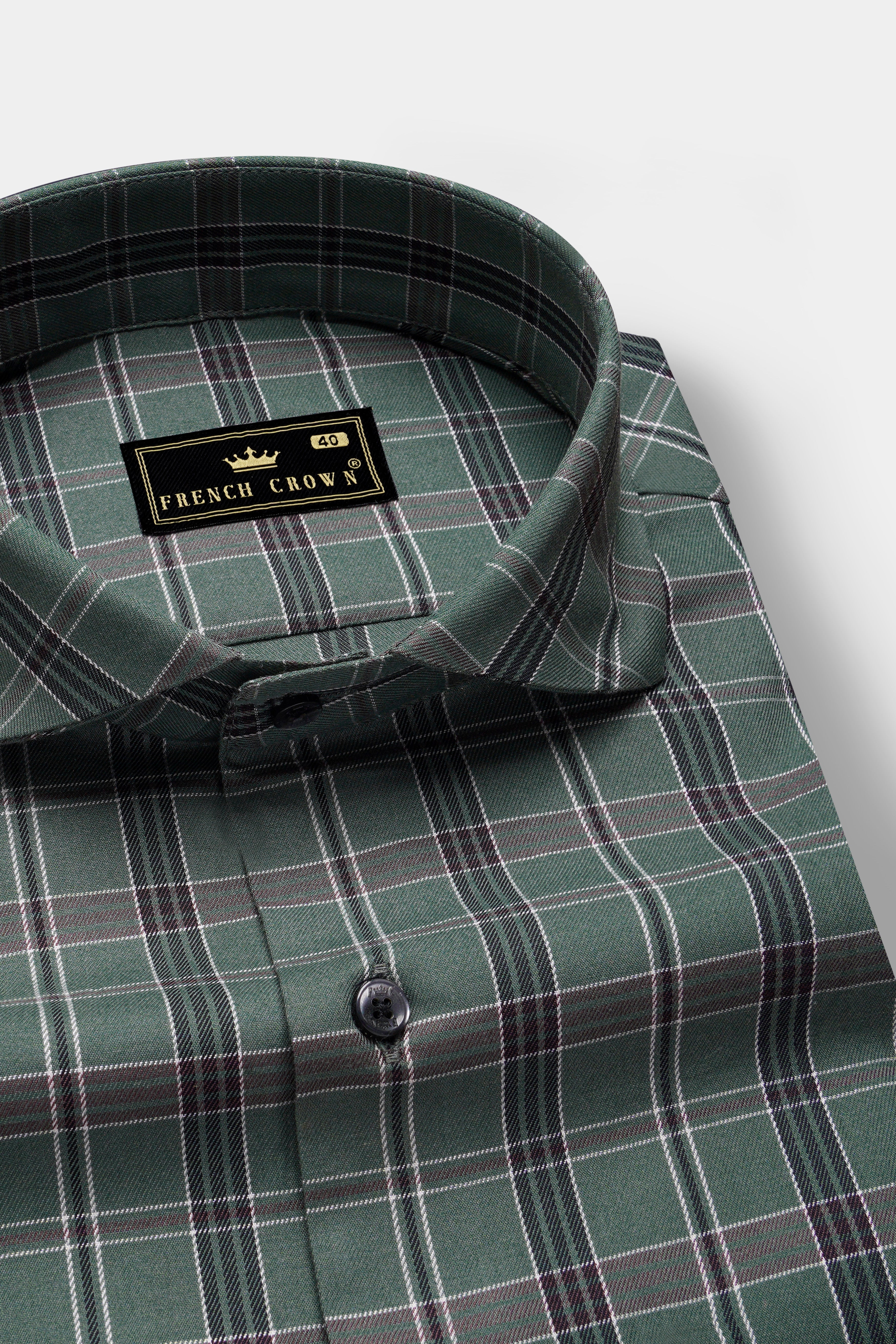 Olive Twill-Mineral Plaid Premium Cotton Shirt 13271-CA-BLK-38, 13271-CA-BLK-H-38, 13271-CA-BLK-39, 13271-CA-BLK-H-39, 13271-CA-BLK-40, 13271-CA-BLK-H-40, 13271-CA-BLK-42, 13271-CA-BLK-H-42, 13271-CA-BLK-44, 13271-CA-BLK-H-44, 13271-CA-BLK-46, 13271-CA-BLK-H-46, 13271-CA-BLK-48, 13271-CA-BLK-H-48, 13271-CA-BLK-50, 13271-CA-BLK-H-50, 13271-CA-BLK-52, 13271-CA-BLK-H-52