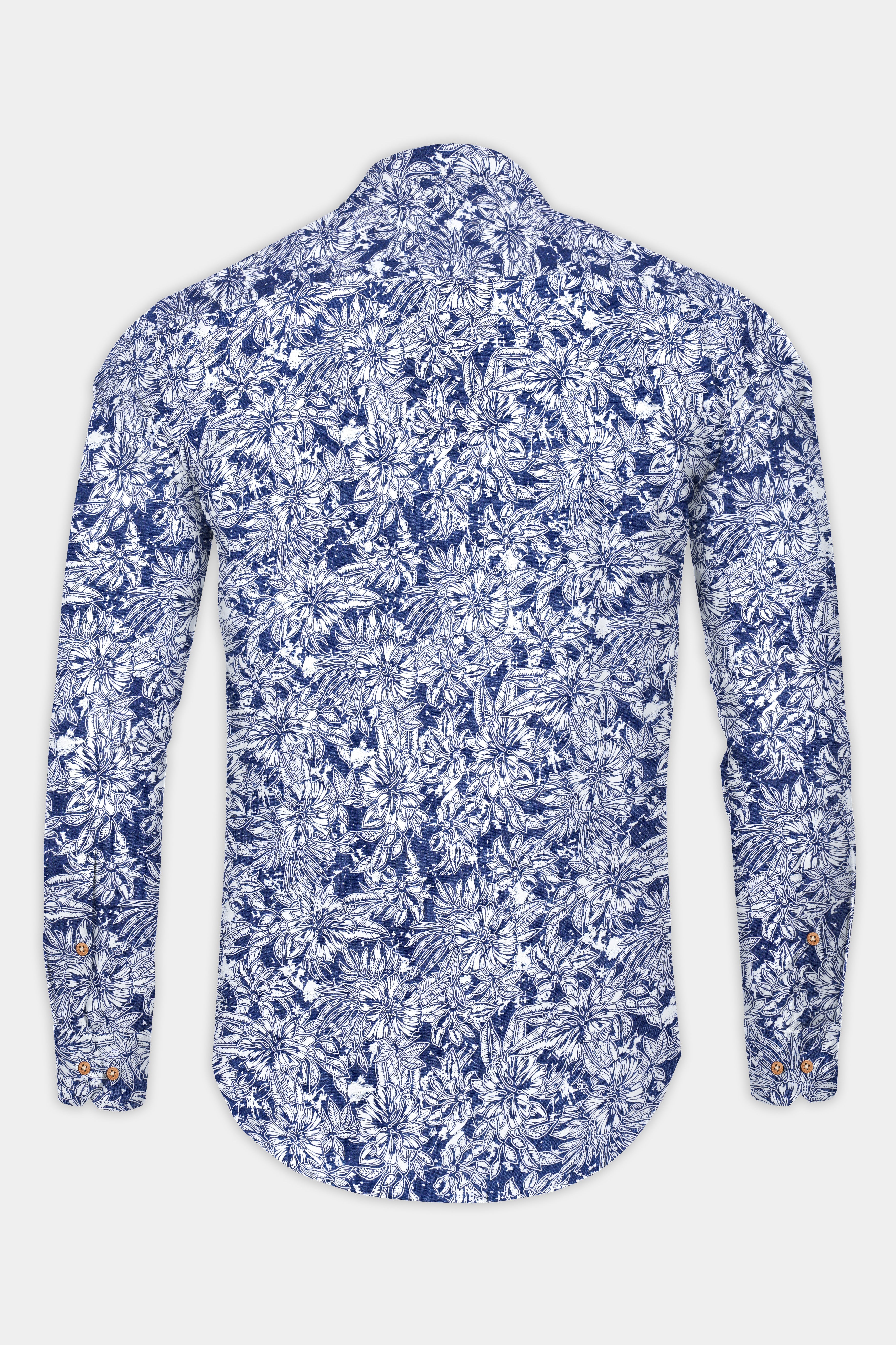 SkyFloret-Cello Blue And Bright White Floral Printed Premium Luxuries Linen Kurta Shirt 13281-KS-38, 13281-KS-H-38, 13281-KS-39, 13281-KS-H-39, 13281-KS-40, 13281-KS-H-40, 13281-KS-42, 13281-KS-H-42, 13281-KS-44, 13281-KS-H-44, 13281-KS-46, 13281-KS-H-46, 13281-KS-48, 13281-KS-H-48, 13281-KS-50, 13281-KS-H-50, 13281-KS-52, 13281-KS-H-52