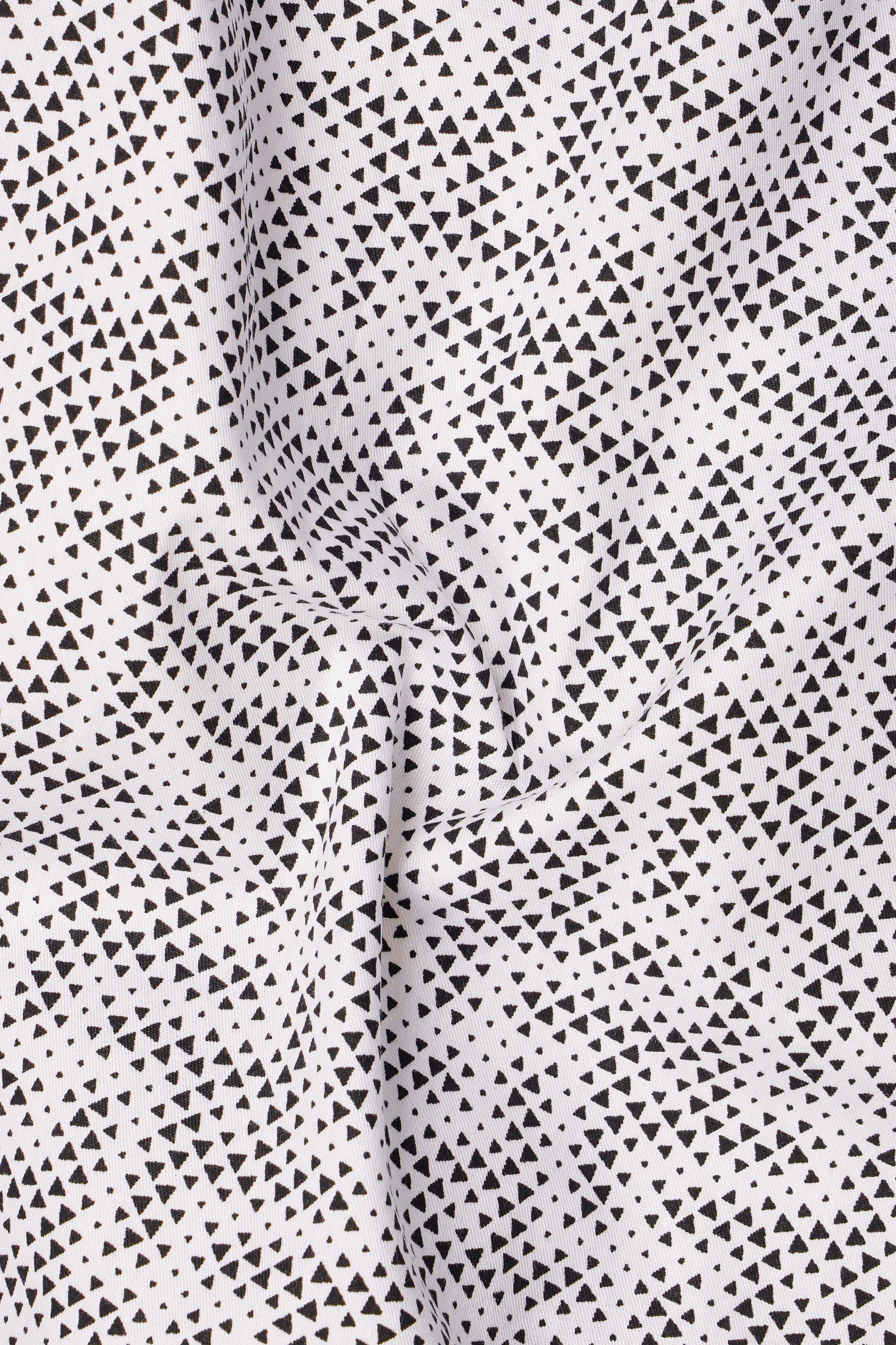 NoirTriad-Classic White with Black Flocked Triangle Printed Super Soft Premium Cotton Button Down Shirt 13289-BD-BLK-38, 13289-BD-BLK-H-38, 13289-BD-BLK-39, 13289-BD-BLK-H-39, 13289-BD-BLK-40, 13289-BD-BLK-H-40, 13289-BD-BLK-42, 13289-BD-BLK-H-42, 13289-BD-BLK-44, 13289-BD-BLK-H-44, 13289-BD-BLK-46, 13289-BD-BLK-H-46, 13289-BD-BLK-48, 13289-BD-BLK-H-48, 13289-BD-BLK-50, 13289-BD-BLK-H-50, 13289-BD-BLK-52, 13289-BD-BLK-H-52