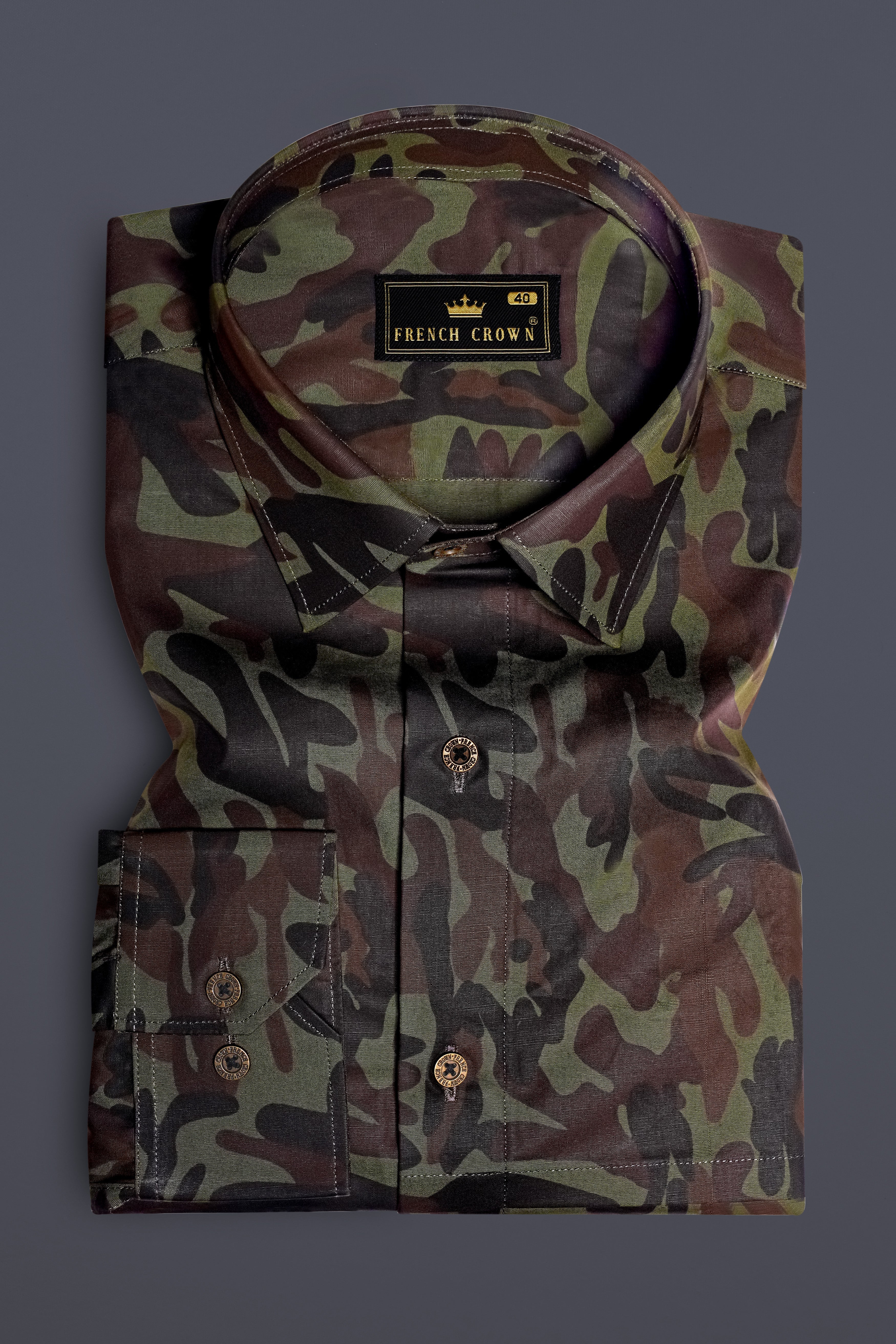Camouflage-Finch Green And Taupe Brown Military Printed Oxford Premium Cotton Casual Designer Shirt 13308-MB-NP-P356-38, 13308-MB-NP-P356-H-38, 13308-MB-NP-P356-39, 13308-MB-NP-P356-H-39, 13308-MB-NP-P356-40, 13308-MB-NP-P356-H-40, 13308-MB-NP-P356-42, 13308-MB-NP-P356-H-42, 13308-MB-NP-P356-44, 13308-MB-NP-P356-H-44, 13308-MB-NP-P356-46, 13308-MB-NP-P356-H-46, 13308-MB-NP-P356-48, 13308-MB-NP-P356-H-48, 13308-MB-NP-P356-50, 13308-MB-NP-P356-H-50, 13308-MB-NP-P356-52, 13308-MB-NP-P356-H-52