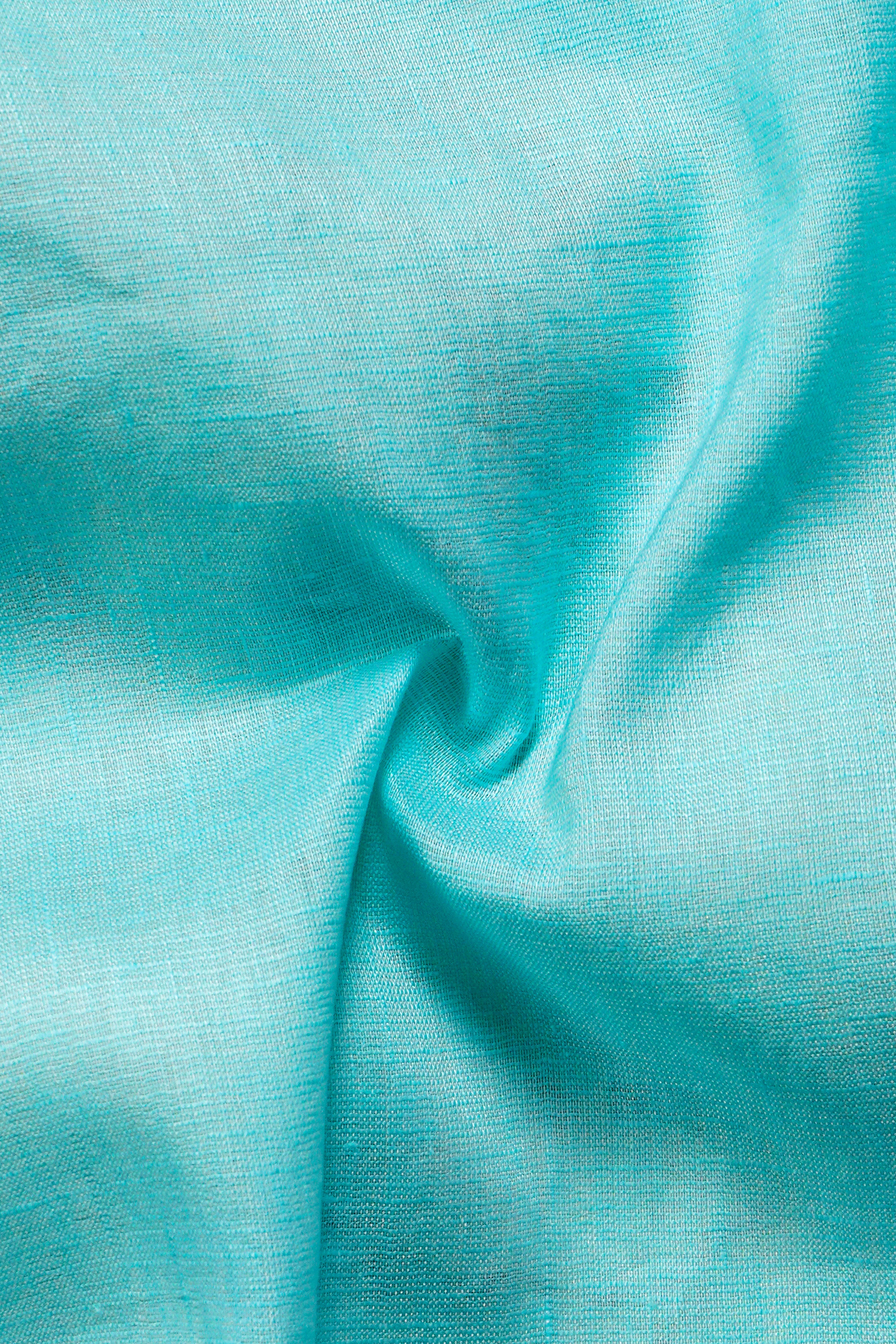 Cyan-Downy Blue Solid Premium Luxuries Linen Dress Shirt 13320-CA-38, 13320-CA-H-38, 13320-CA-39, 13320-CA-H-39, 13320-CA-40, 13320-CA-H-40, 13320-CA-42, 13320-CA-H-42, 13320-CA-44, 13320-CA-H-44, 13320-CA-46, 13320-CA-H-46, 13320-CA-48, 13320-CA-H-48, 13320-CA-50, 13320-CA-H-50, 13320-CA-52, 13320-CA-H-52