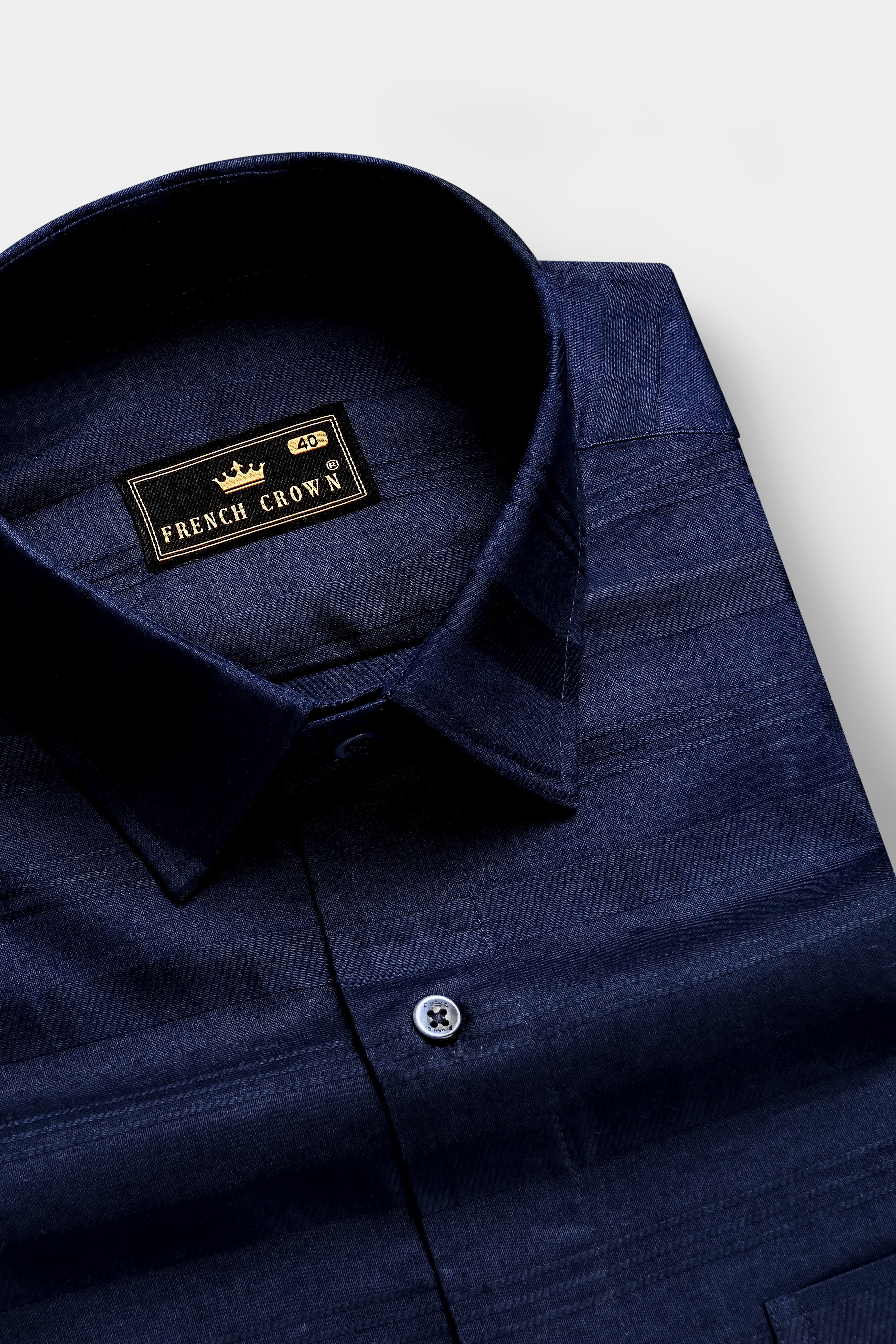OceanMirage-Blue Stripes Dobby Textured Premium Giza Cotton Dress Shirt 13341-BLE-38, 13341-BLE-H-38, 13341-BLE-39, 13341-BLE-H-39, 13341-BLE-40, 13341-BLE-H-40, 13341-BLE-42, 13341-BLE-H-42, 13341-BLE-44, 13341-BLE-H-44, 13341-BLE-46, 13341-BLE-H-46, 13341-BLE-48, 13341-BLE-H-48, 13341-BLE-50, 13341-BLE-H-50, 13341-BLE-52, 13341-BLE-H-52