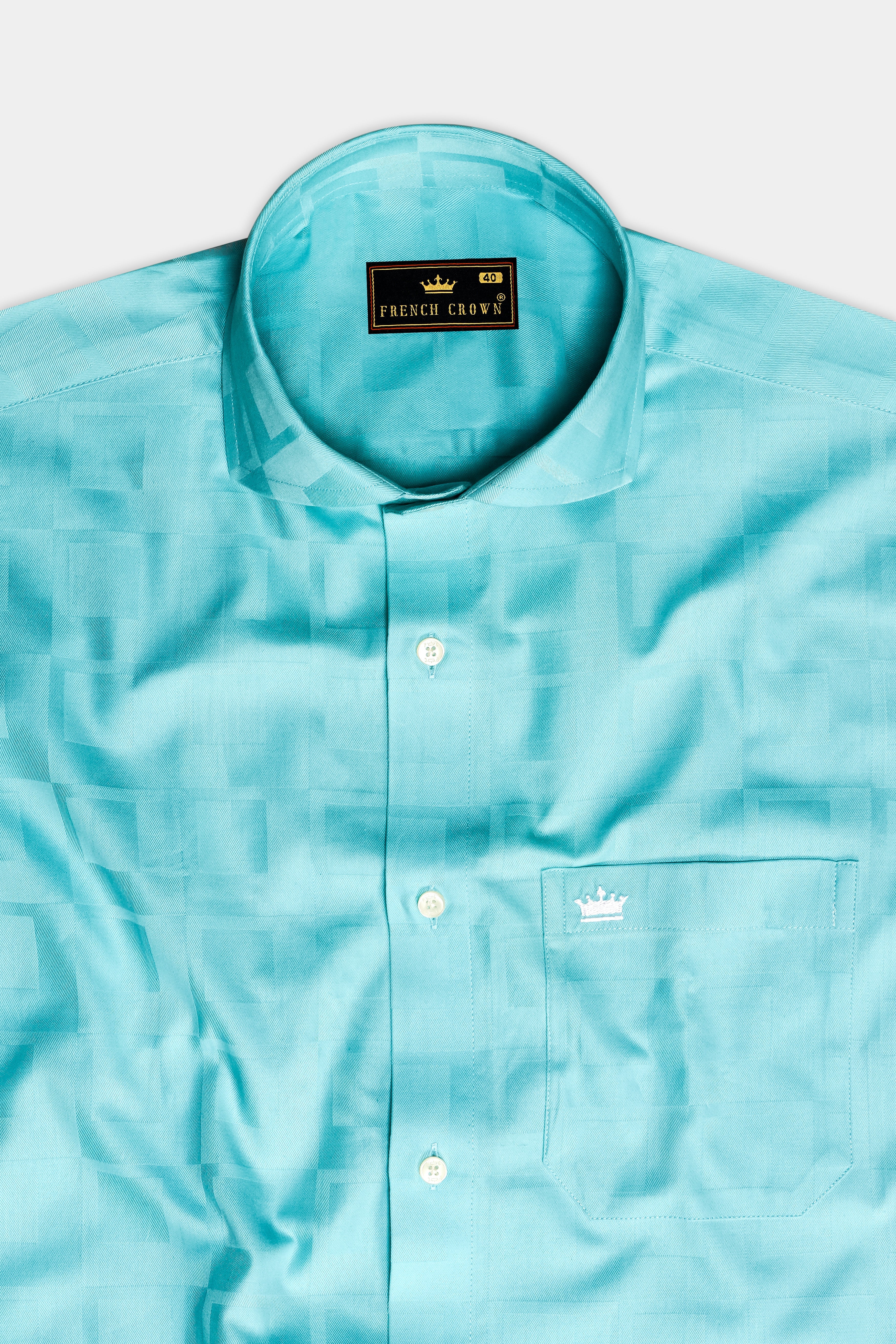 Electricblue-Fountain Dobby Textured Premium Giza Cotton Dress Shirt 13342-CA-38, 13342-CA-H-38, 13342-CA-39, 13342-CA-H-39, 13342-CA-40, 13342-CA-H-40, 13342-CA-42, 13342-CA-H-42, 13342-CA-44, 13342-CA-H-44, 13342-CA-46, 13342-CA-H-46, 13342-CA-48, 13342-CA-H-48, 13342-CA-50, 13342-CA-H-50, 13342-CA-52, 13342-CA-H-52