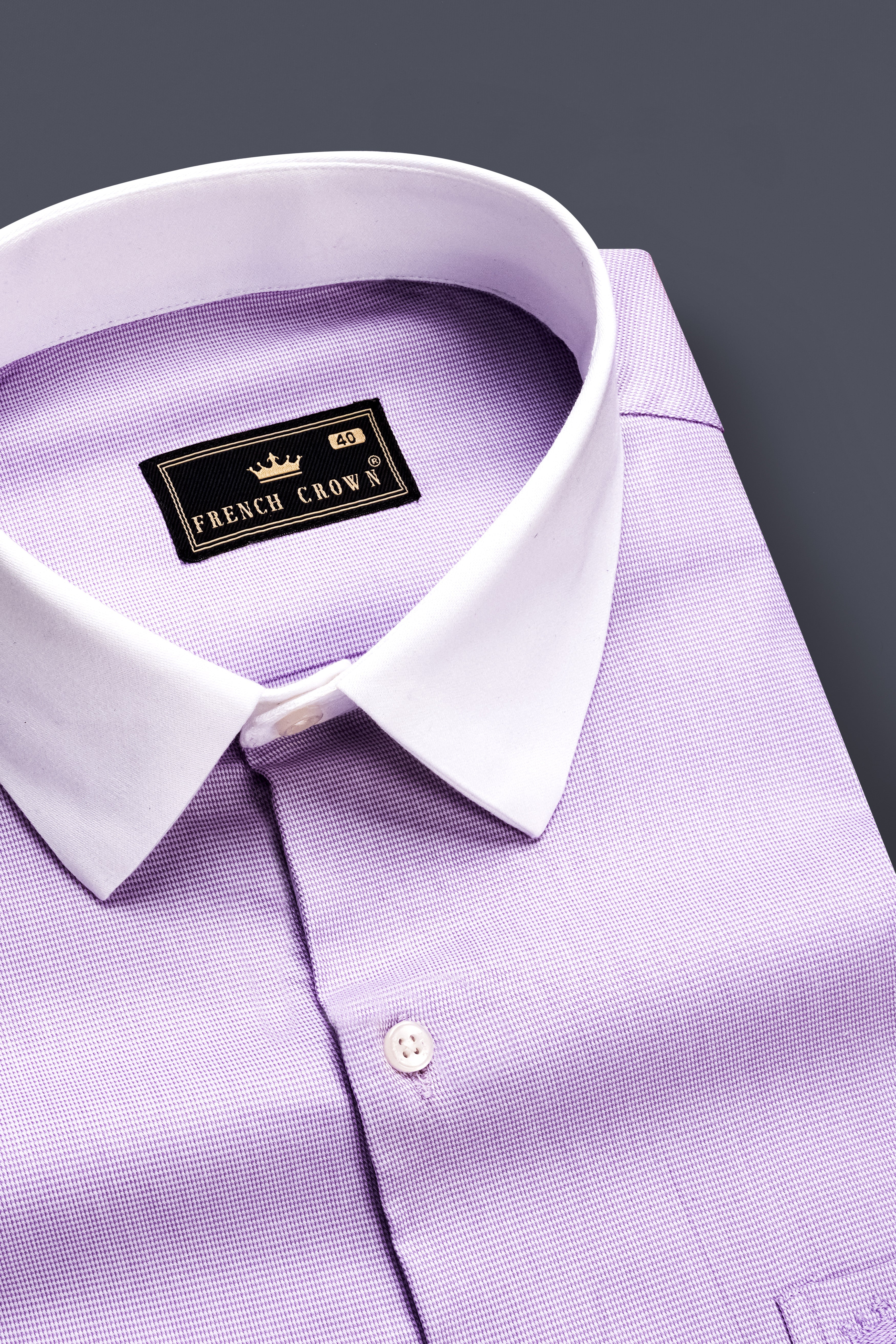 Imperial Violet-Moon Raker Purple White Cuff Collar Dobby Textured Premium Giza Cotton Dress Shirt 13343-WCC-38, 13343-WCC-H-38, 13343-WCC-39, 13343-WCC-H-39, 13343-WCC-40, 13343-WCC-H-40, 13343-WCC-42, 13343-WCC-H-42, 13343-WCC-44, 13343-WCC-H-44, 13343-WCC-46, 13343-WCC-H-46, 13343-WCC-48, 13343-WCC-H-48, 13343-WCC-50, 13343-WCC-H-50, 13343-WCC-52, 13343-WCC-H-52