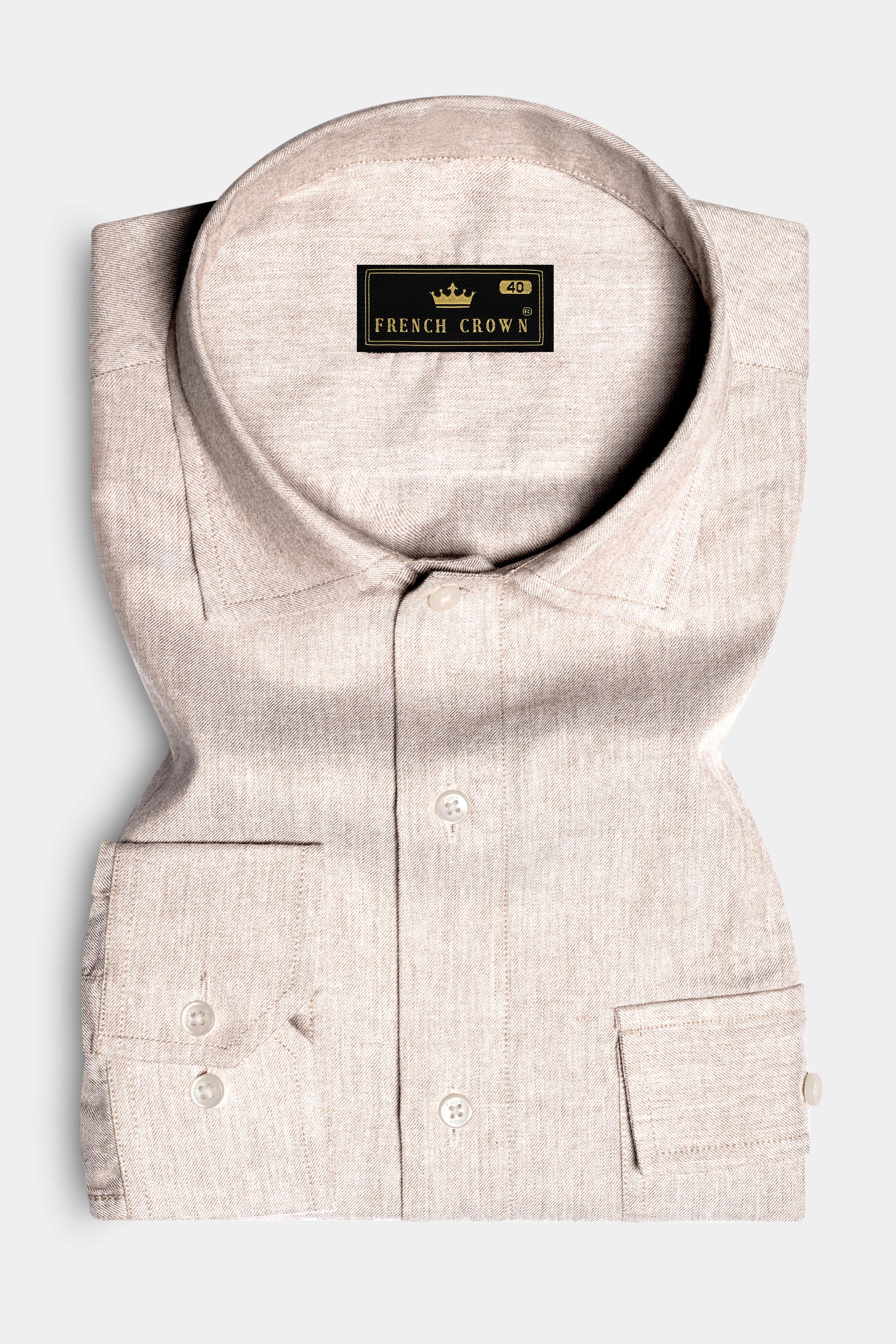 Rustic Clay-Almond Brown Textured Heavyweight Twill Designer Casual Overshirt/shacket 13350-FP-P180-38, 13350-FP-P180-H-38, 13350-FP-P180-39, 13350-FP-P180-H-39, 13350-FP-P180-40, 13350-FP-P180-H-40, 13350-FP-P180-42, 13350-FP-P180-H-42, 13350-FP-P180-44, 13350-FP-P180-H-44, 13350-FP-P180-46, 13350-FP-P180-H-46, 13350-FP-P180-48, 13350-FP-P180-H-48, 13350-FP-P180-50, 13350-FP-P180-H-50, 13350-FP-P180-52, 13350-FP-P180-H-52