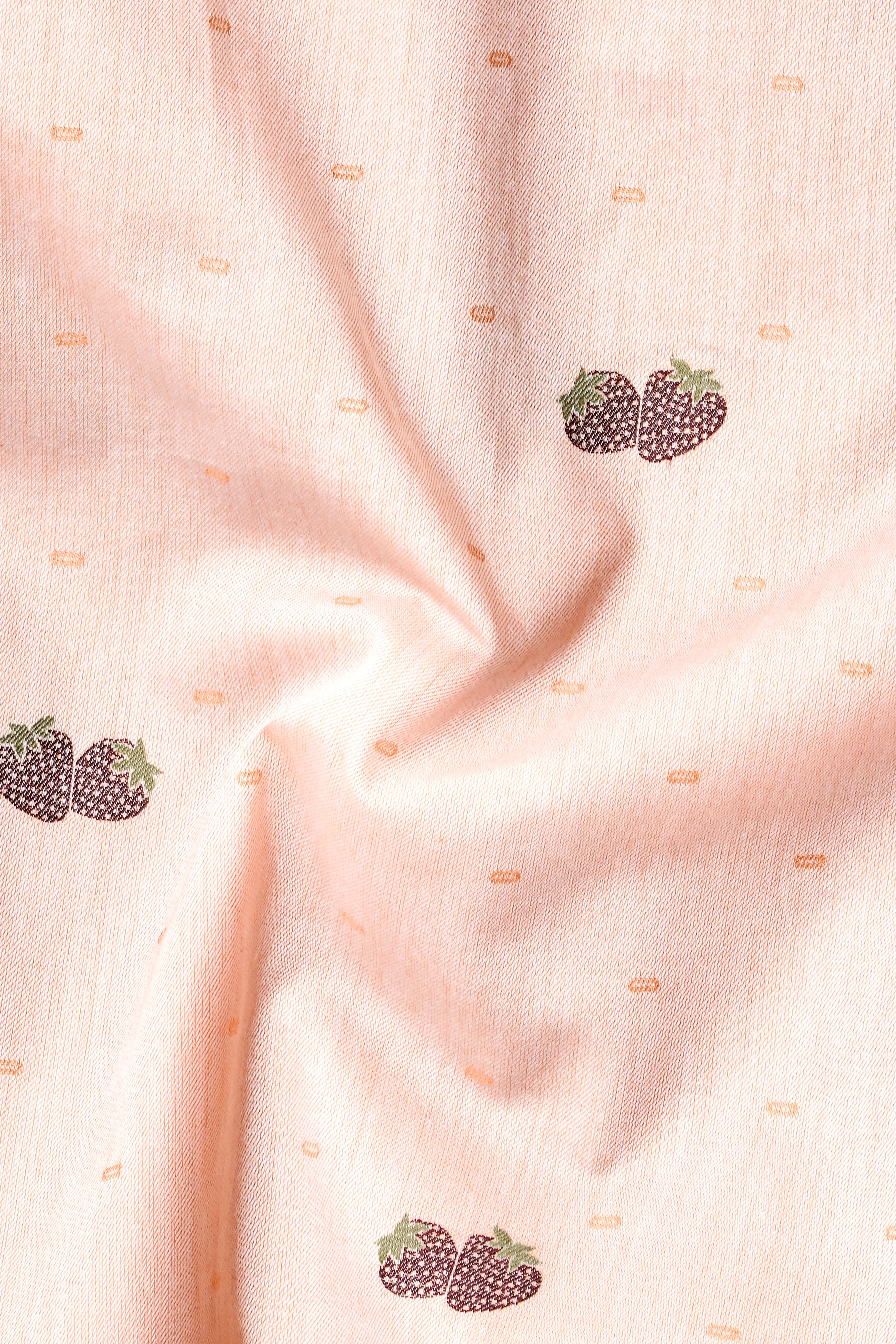 Tropical Harmony-Melon Peach strawberry Butta Jacquard Textured Premium Cotton Dress Shirt 13370-38, 13370-H-38, 13370-39, 13370-H-39, 13370-40, 13370-H-40, 13370-42, 13370-H-42, 13370-44, 13370-H-44, 13370-46, 13370-H-46, 13370-48, 13370-H-48, 13370-50, 13370-H-50, 13370-52, 13370-H-52