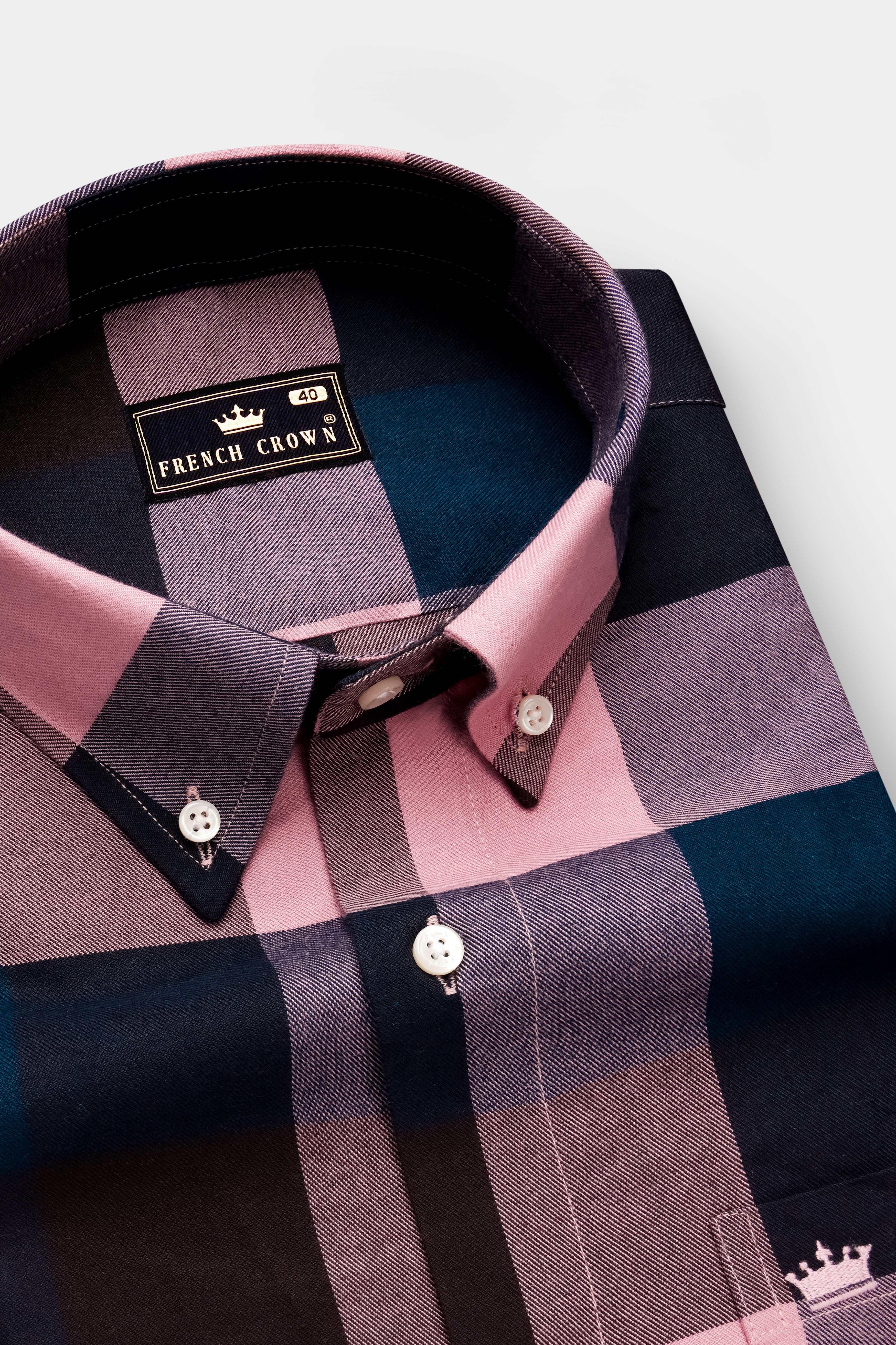 Twilight-Rose Fog Pink And Daintree Blue Plaid Flannel Cotton Casual Shirt 13399-BD-38, 13399-BD-H-38, 13399-BD-39, 13399-BD-H-39, 13399-BD-40, 13399-BD-H-40, 13399-BD-42, 13399-BD-H-42, 13399-BD-44, 13399-BD-H-44, 13399-BD-46, 13399-BD-H-46, 13399-BD-48, 13399-BD-H-48, 13399-BD-50, 13399-BD-H-50, 13399-BD-52, 13399-BD-H-52