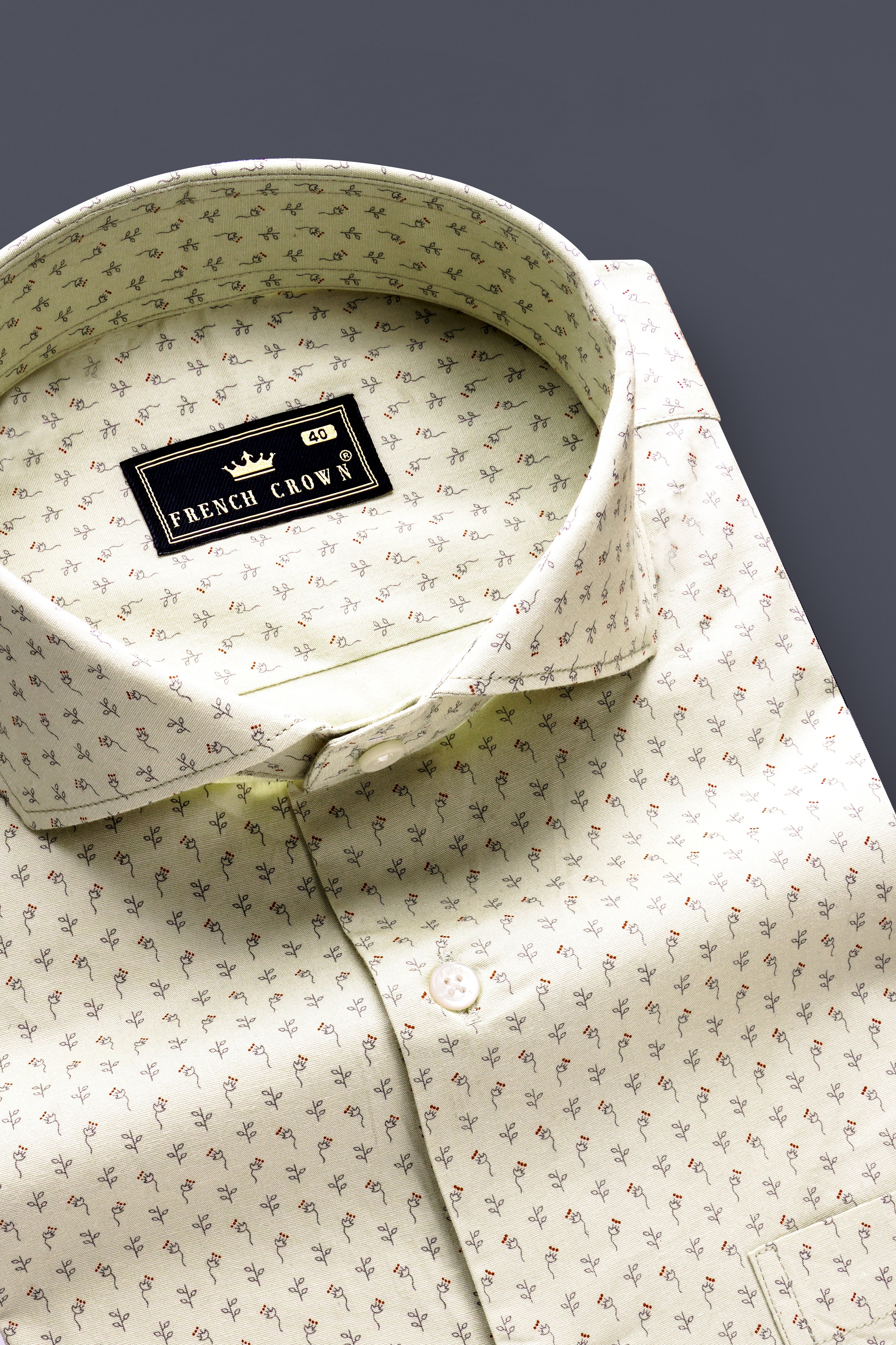 Ginger Glow-Coriander Cream Printed Super Soft Premium Cotton Dress Shirt 13413-CA-38, 13413-CA-H-38, 13413-CA-39, 13413-CA-H-39, 13413-CA-40, 13413-CA-H-40, 13413-CA-42, 13413-CA-H-42, 13413-CA-44, 13413-CA-H-44, 13413-CA-46, 13413-CA-H-46, 13413-CA-48, 13413-CA-H-48, 13413-CA-50, 13413-CA-H-50, 13413-CA-52, 13413-CA-H-52