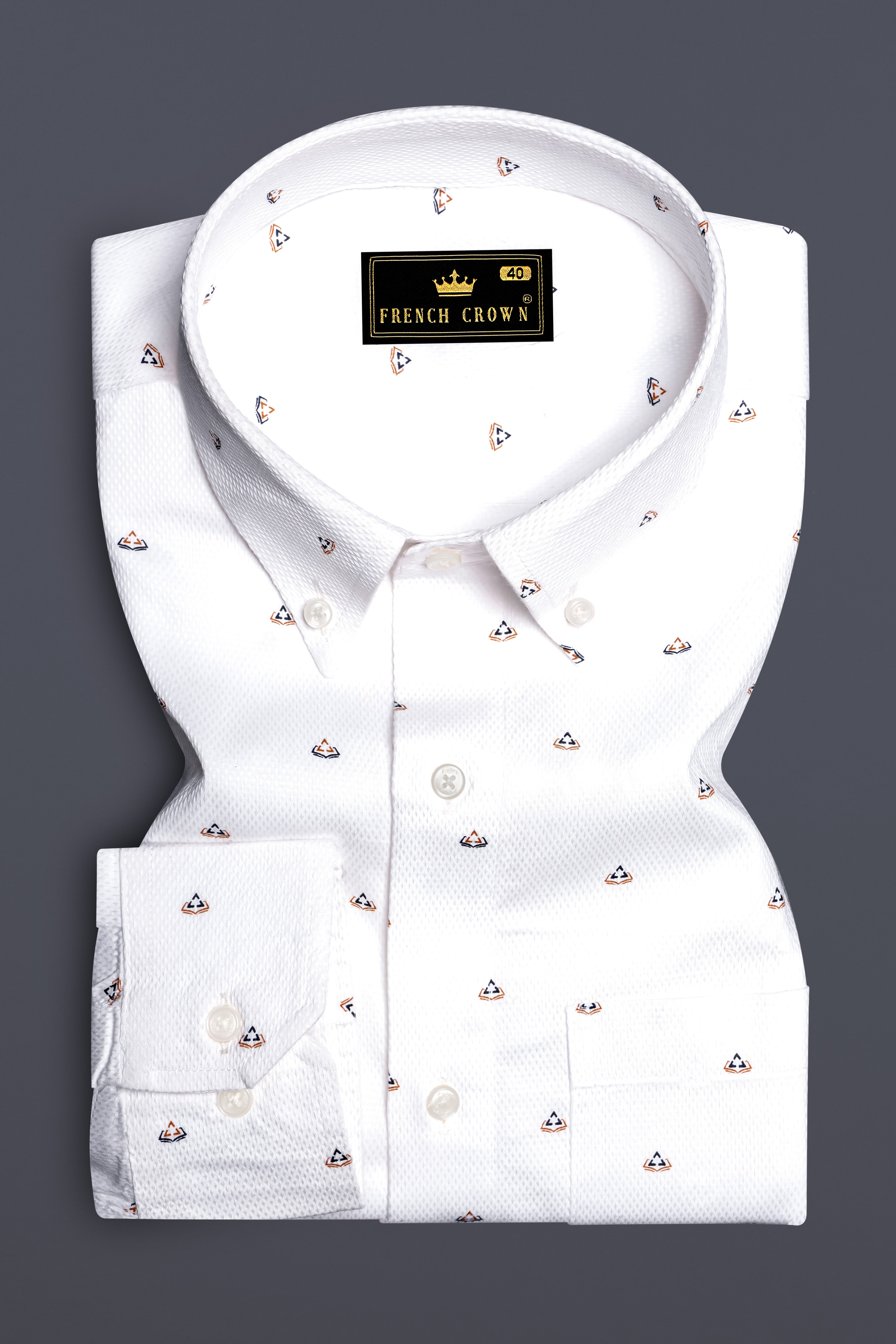 Alabaster Grace-Bright White Printed Dobby Textured Premium Giza Cotton Dress Shirt 13428-BD-38, 13428-BD-H-38, 13428-BD-39, 13428-BD-H-39, 13428-BD-40, 13428-BD-H-40, 13428-BD-42, 13428-BD-H-42, 13428-BD-44, 13428-BD-H-44, 13428-BD-46, 13428-BD-H-46, 13428-BD-48, 13428-BD-H-48, 13428-BD-50, 13428-BD-H-50, 13428-BD-52, 13428-BD-H-52